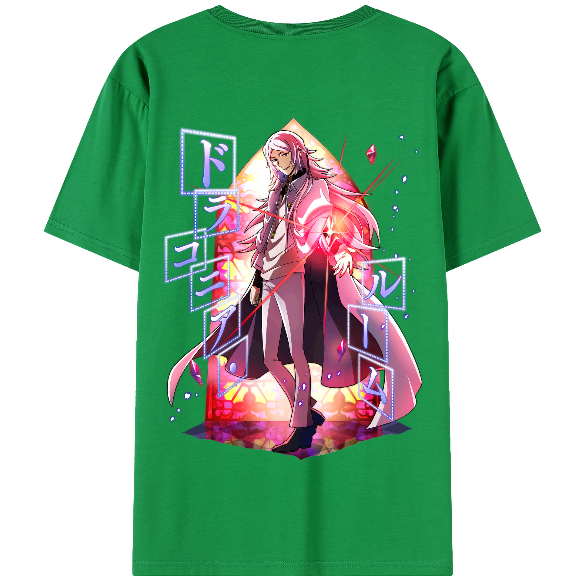 （画像用） 文豪ストレイドッグス Bungo Stray Dogs 綿100％半袖Tシャツ（背面プリント）