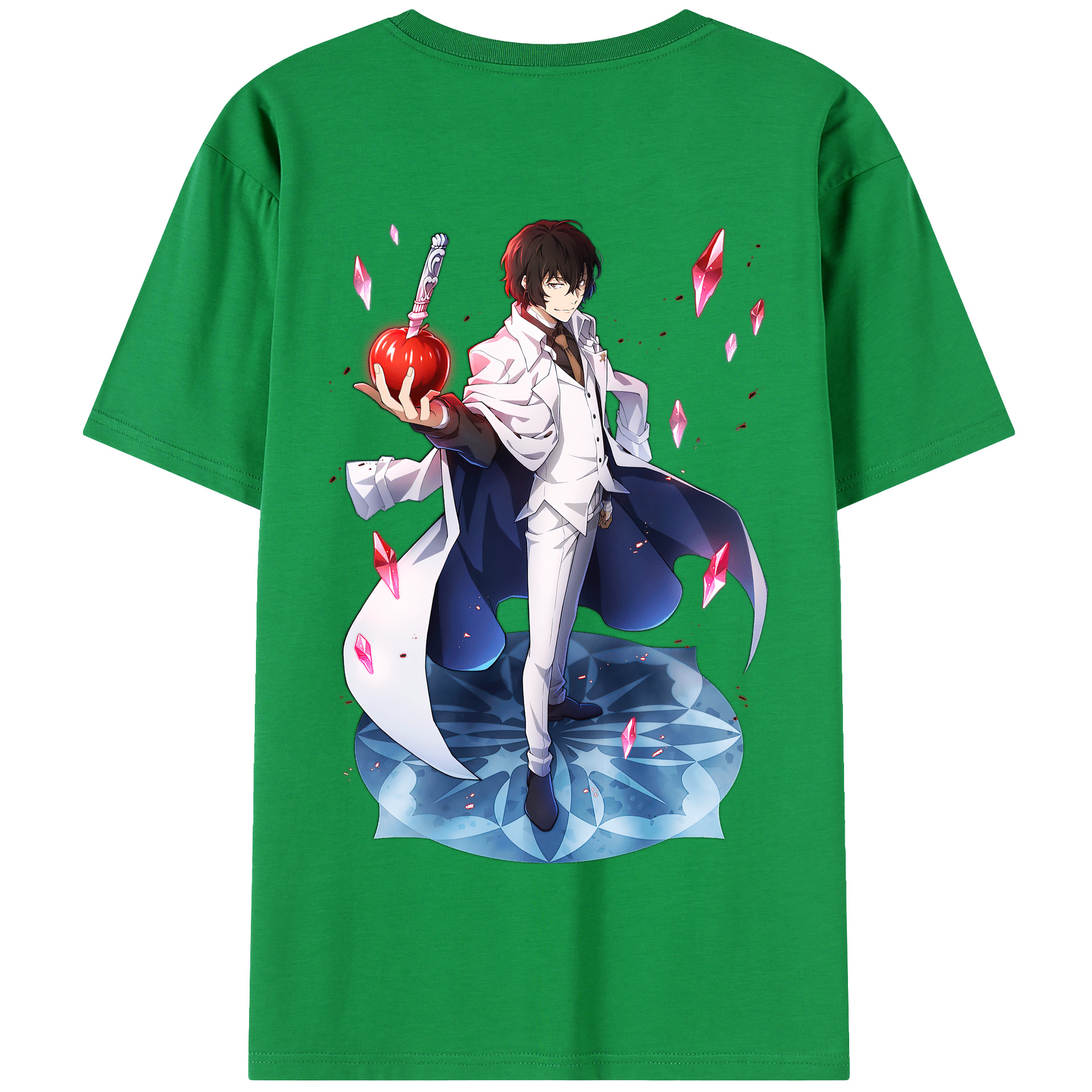 （画像用） 文豪ストレイドッグス Bungo Stray Dogs 綿100％半袖Tシャツ（背面プリント）