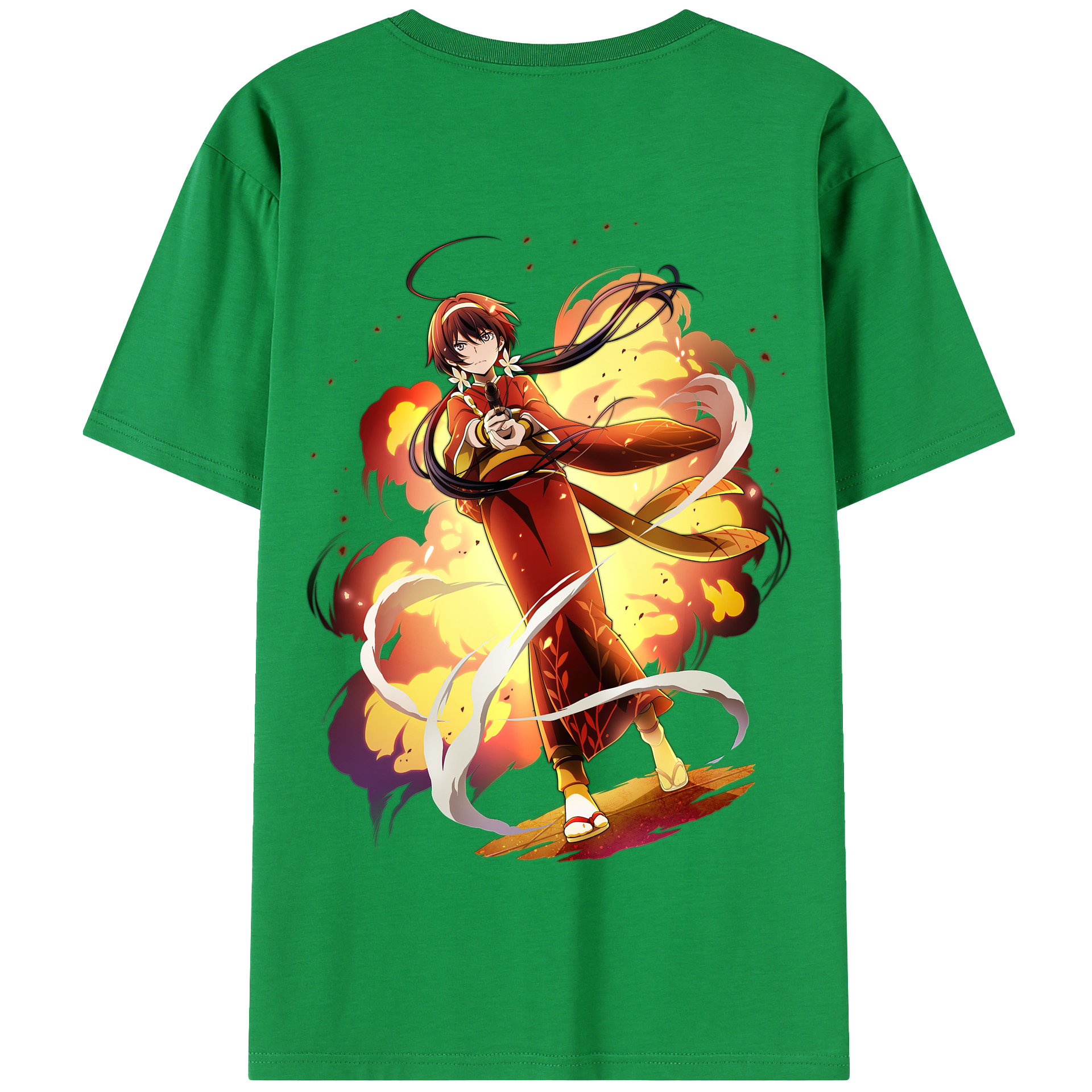 （画像用） 文豪ストレイドッグス Bungo Stray Dogs 綿100％半袖Tシャツ（背面プリント）