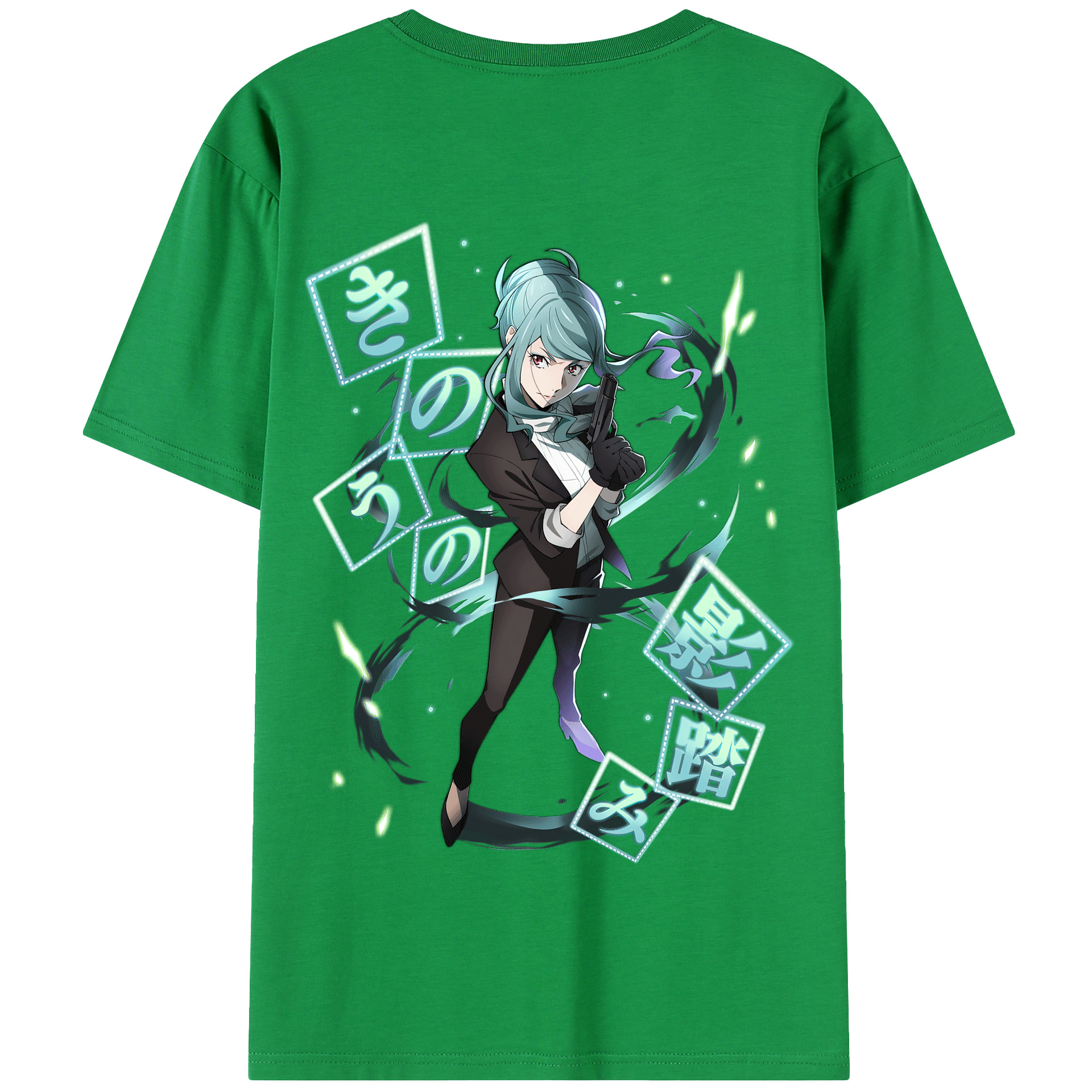 （画像用） 文豪ストレイドッグス Bungo Stray Dogs 綿100％半袖Tシャツ（背面プリント）