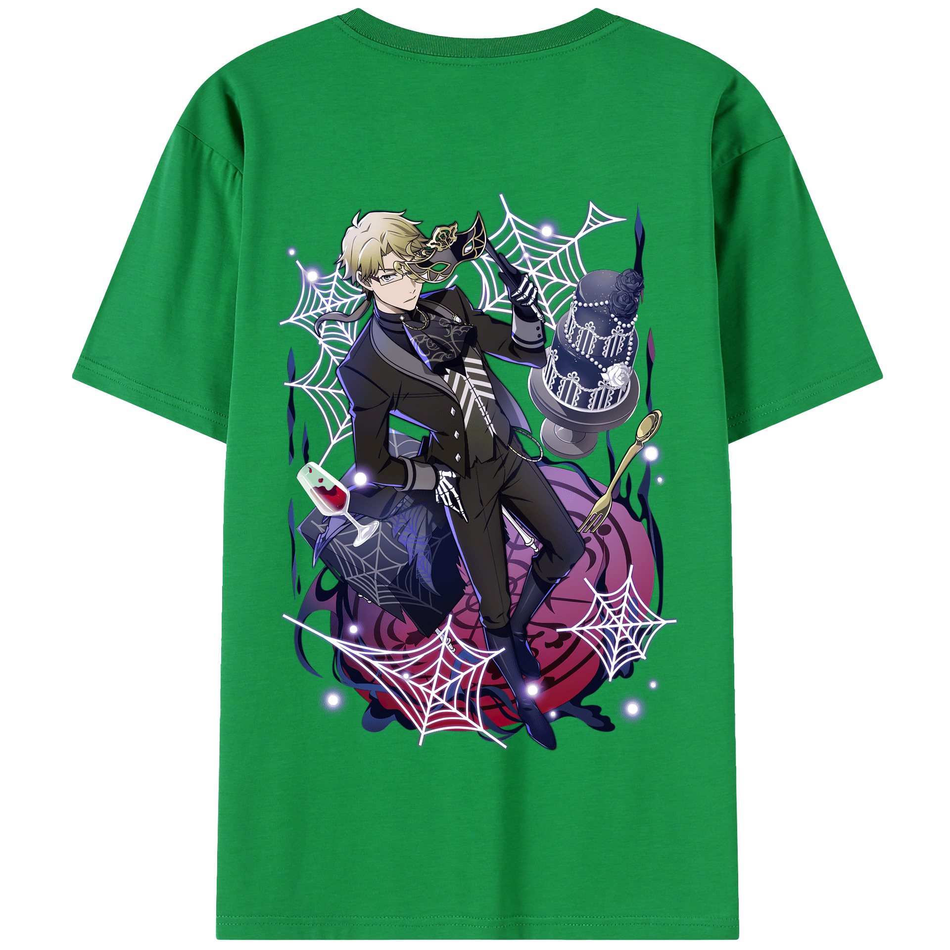 （画像用） 文豪ストレイドッグス Bungo Stray Dogs 綿100％半袖Tシャツ（背面プリント）