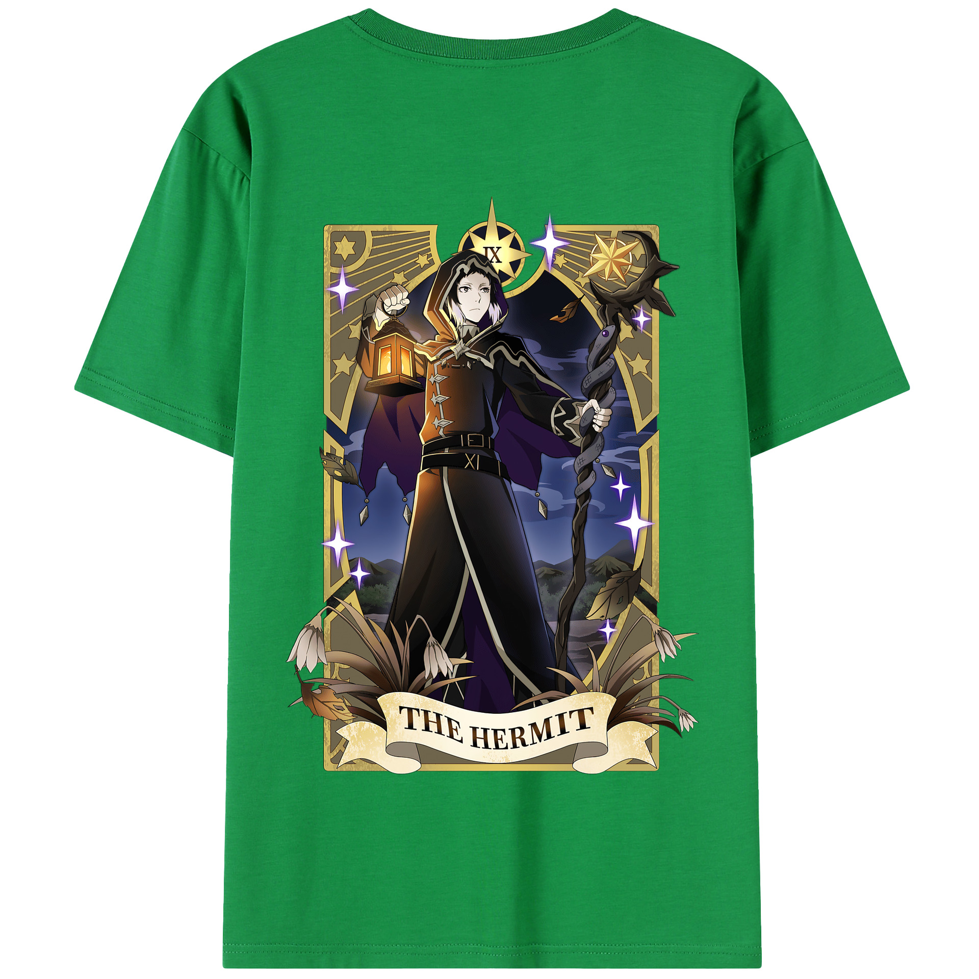 （画像用） 文豪ストレイドッグス Bungo Stray Dogs 綿100％半袖Tシャツ（背面プリント）