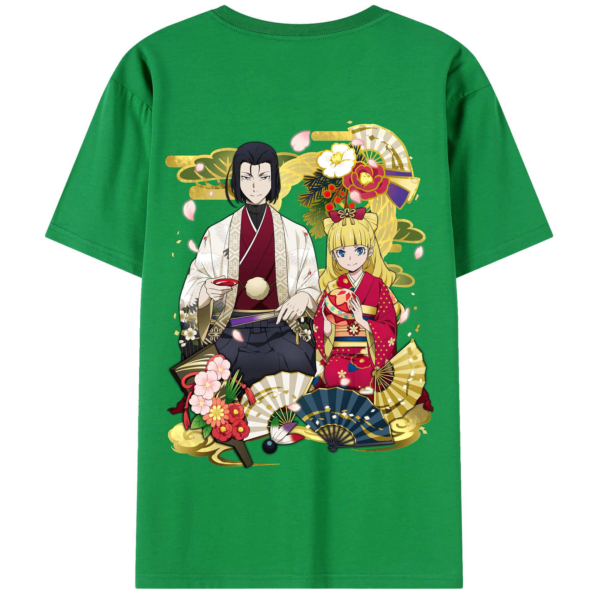（画像用） 文豪ストレイドッグス Bungo Stray Dogs 綿100％半袖Tシャツ（背面プリント）