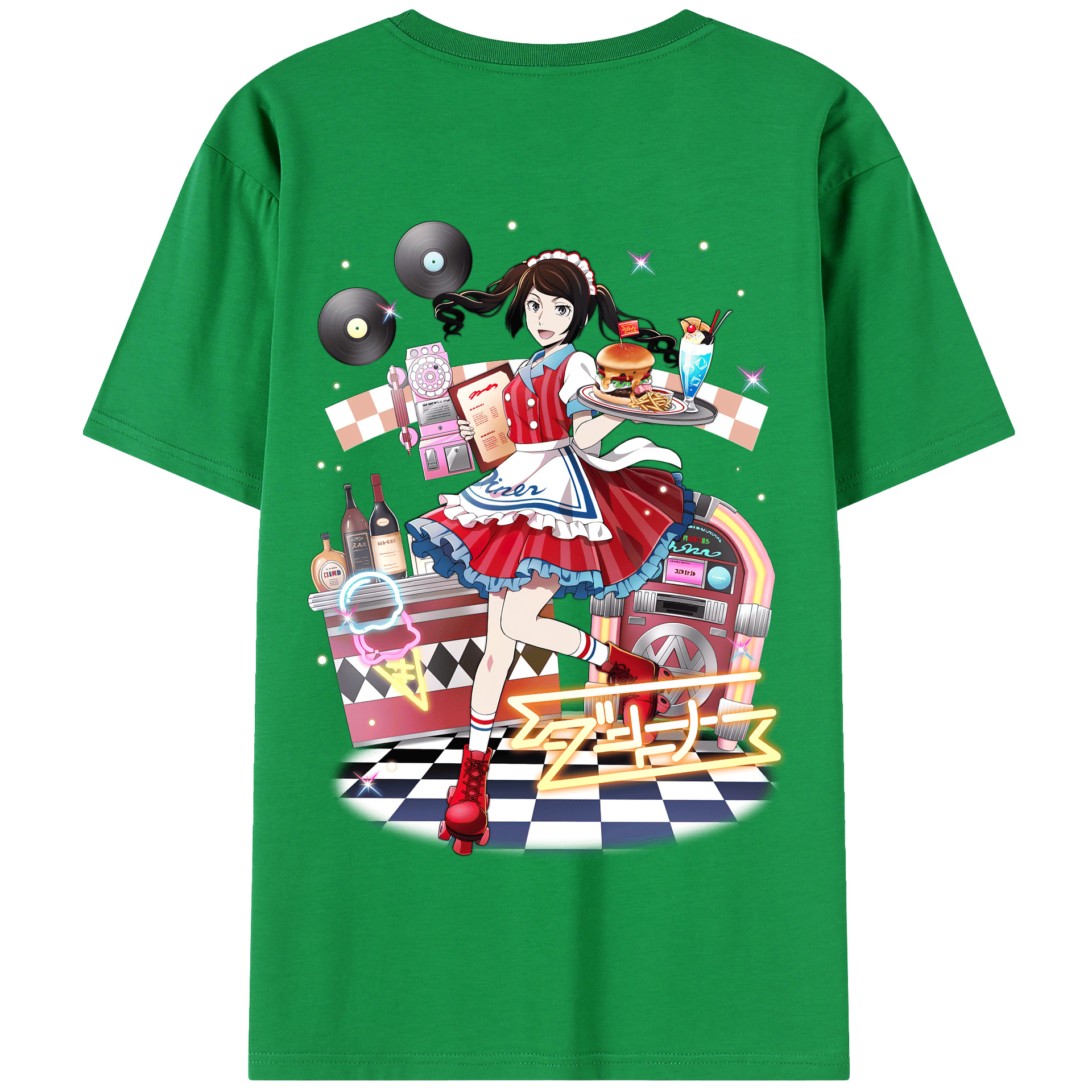 （画像用） 文豪ストレイドッグス Bungo Stray Dogs 綿100％半袖Tシャツ（背面プリント）