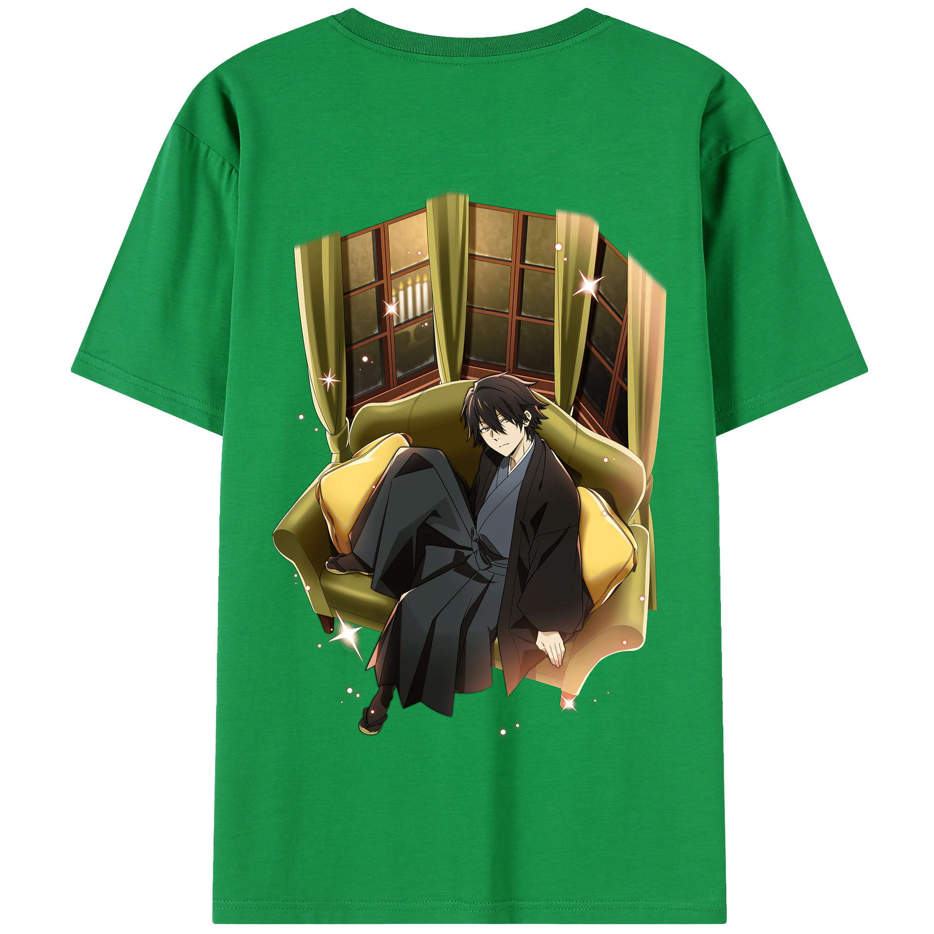 （画像用） 文豪ストレイドッグス Bungo Stray Dogs 綿100％半袖Tシャツ（背面プリント）