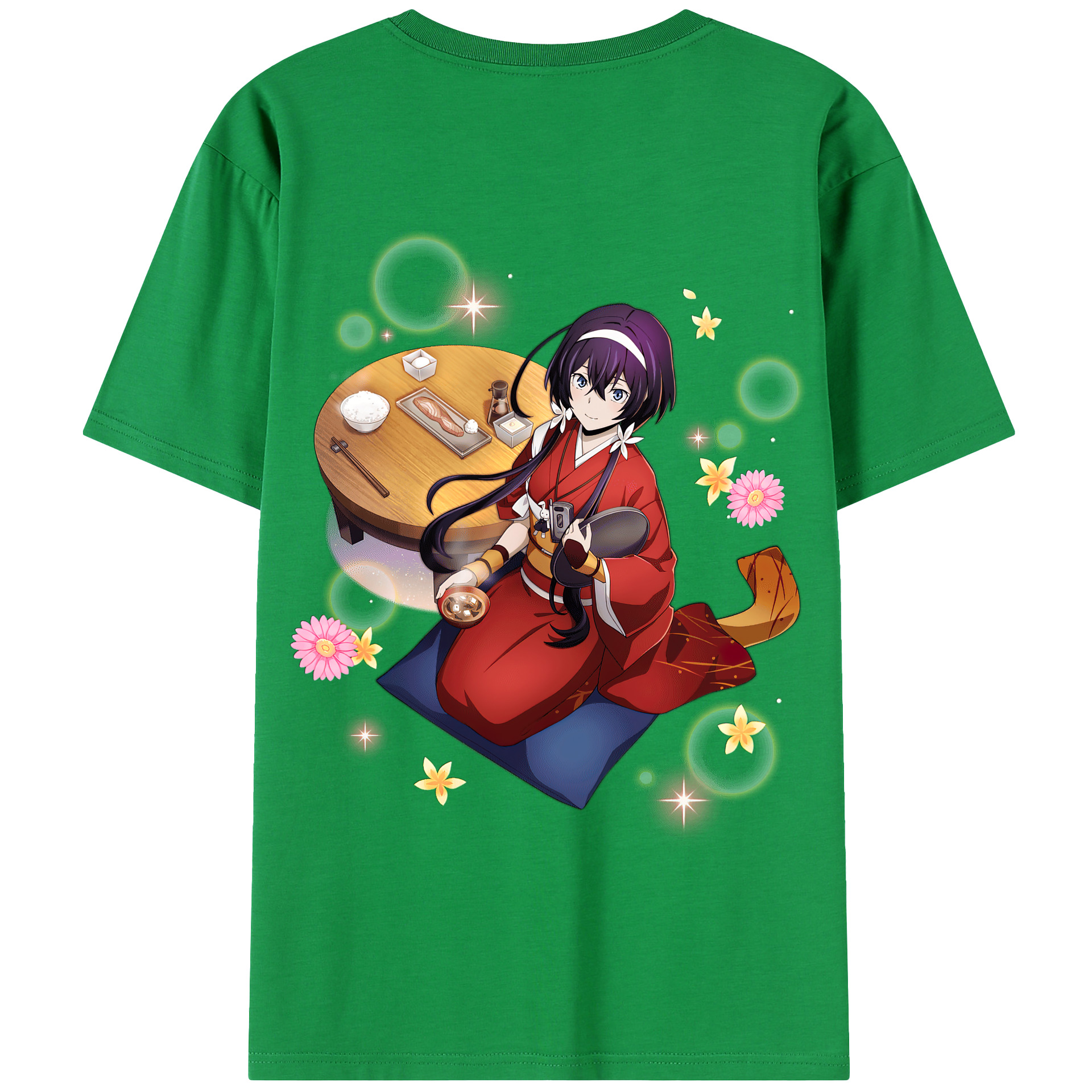 （画像用） 文豪ストレイドッグス Bungo Stray Dogs 綿100％半袖Tシャツ（背面プリント）