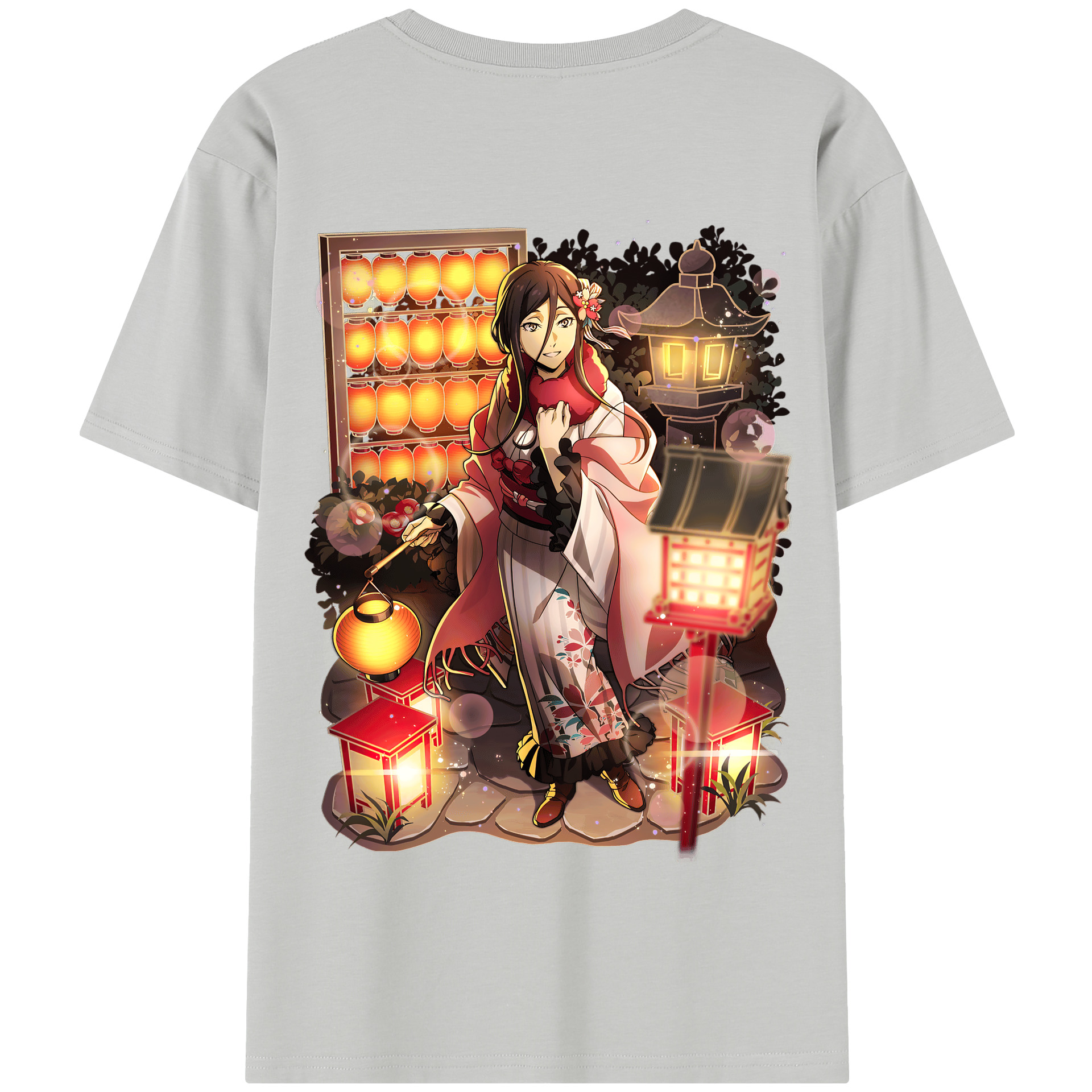 （画像用） 文豪ストレイドッグス Bungo Stray Dogs 綿100％半袖Tシャツ（背面プリント）