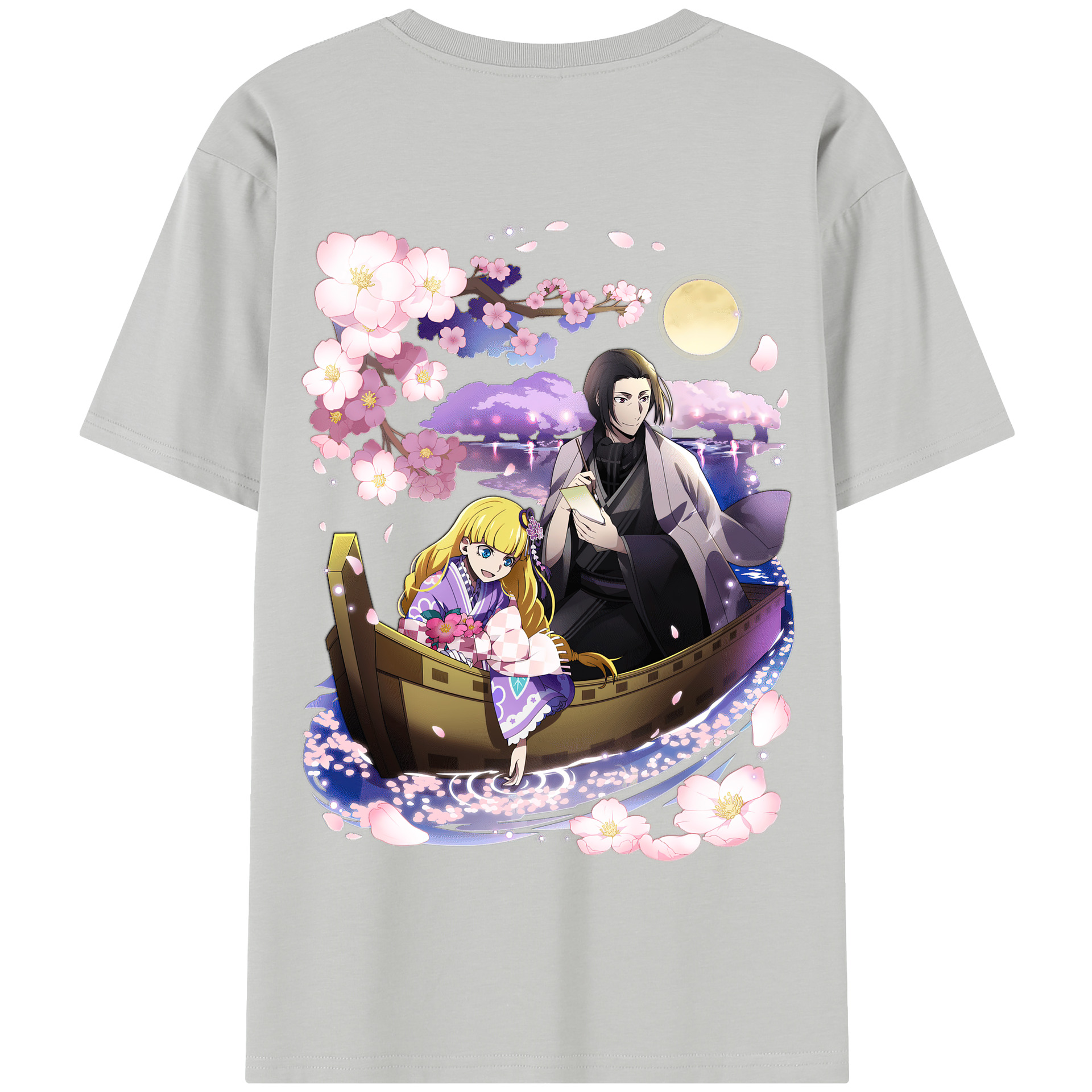 （画像用） 文豪ストレイドッグス Bungo Stray Dogs 綿100％半袖Tシャツ（背面プリント）