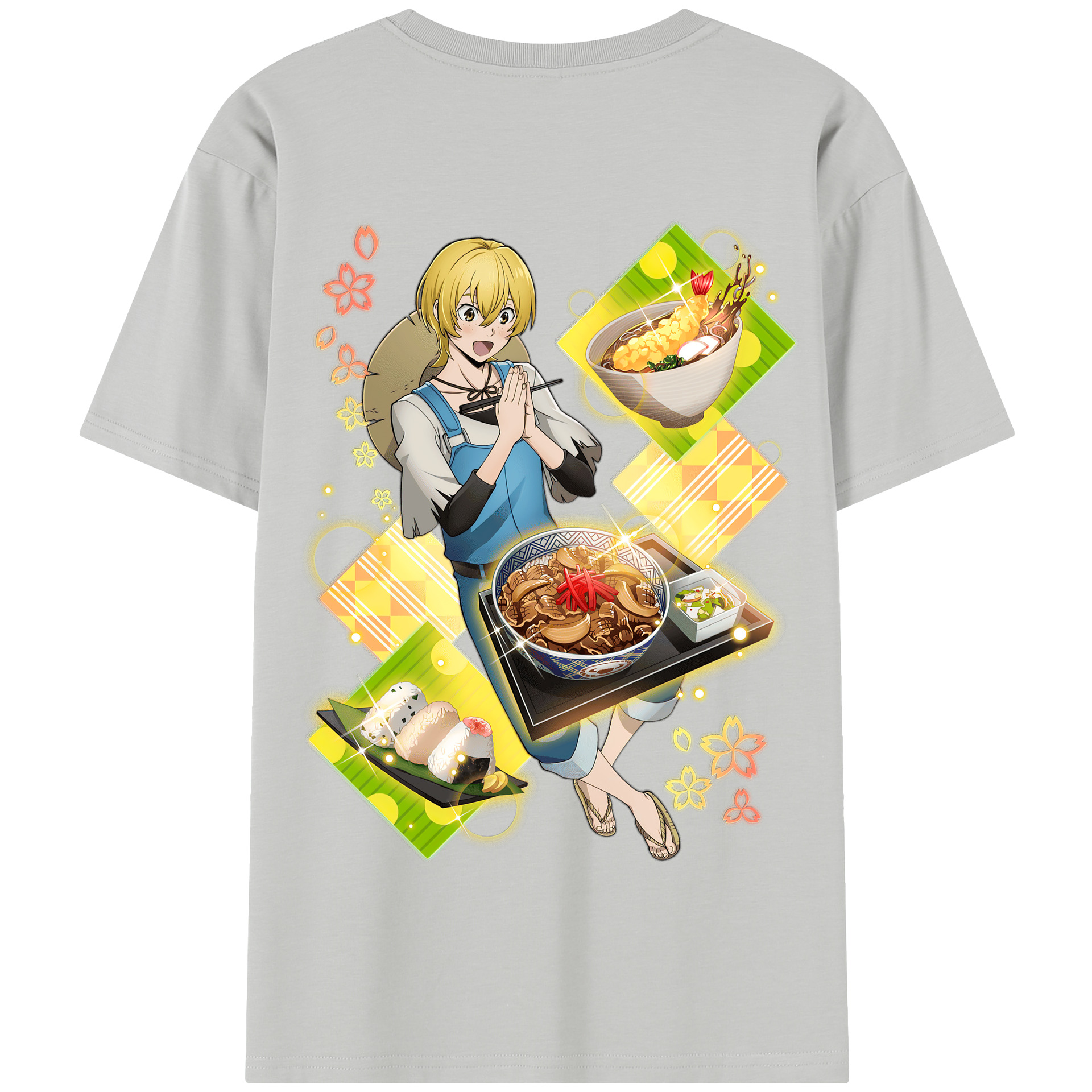 （画像用） 文豪ストレイドッグス Bungo Stray Dogs 綿100％半袖Tシャツ（背面プリント）
