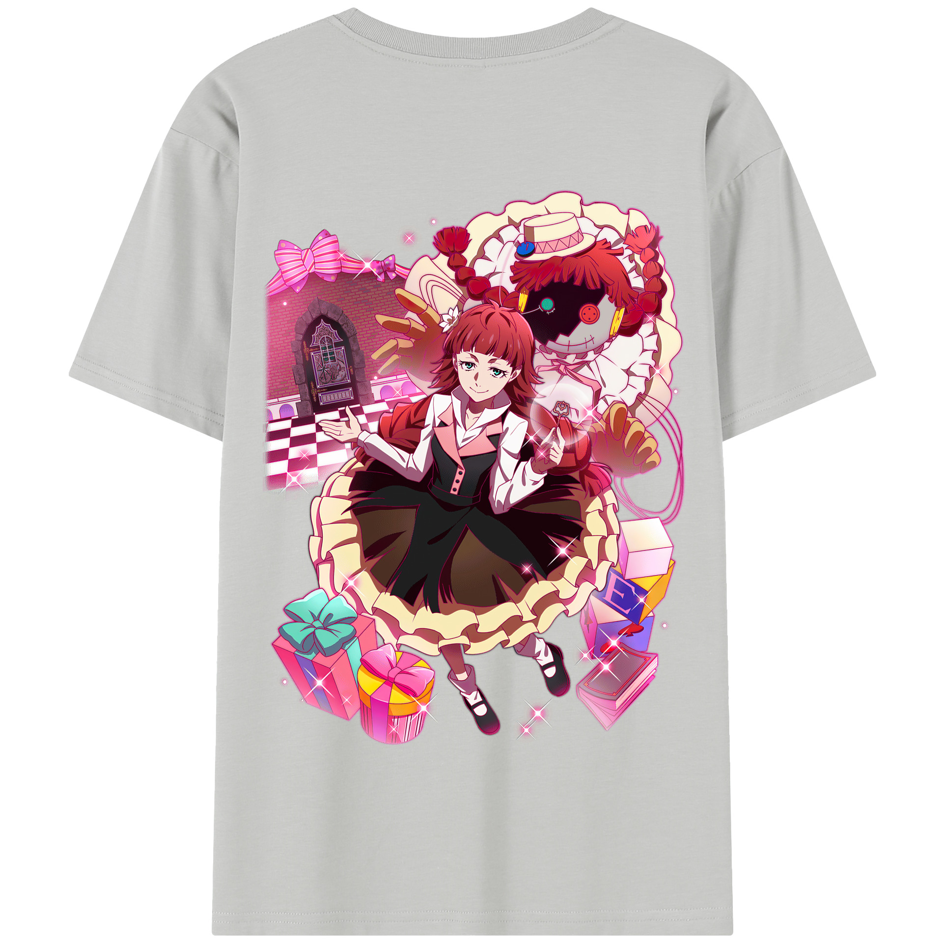 （画像用） 文豪ストレイドッグス Bungo Stray Dogs 綿100％半袖Tシャツ（背面プリント）