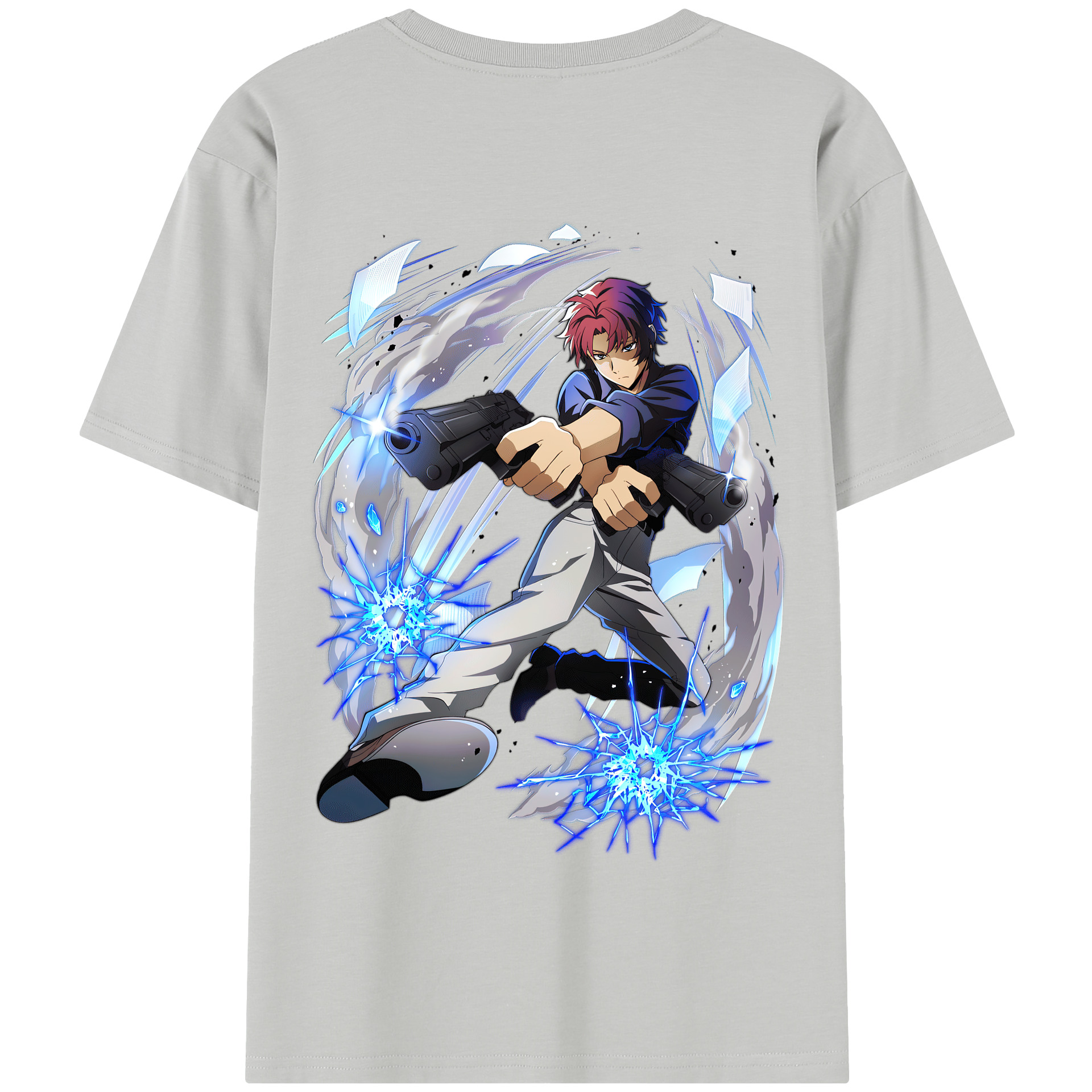 （画像用） 文豪ストレイドッグス Bungo Stray Dogs 綿100％半袖Tシャツ（背面プリント）