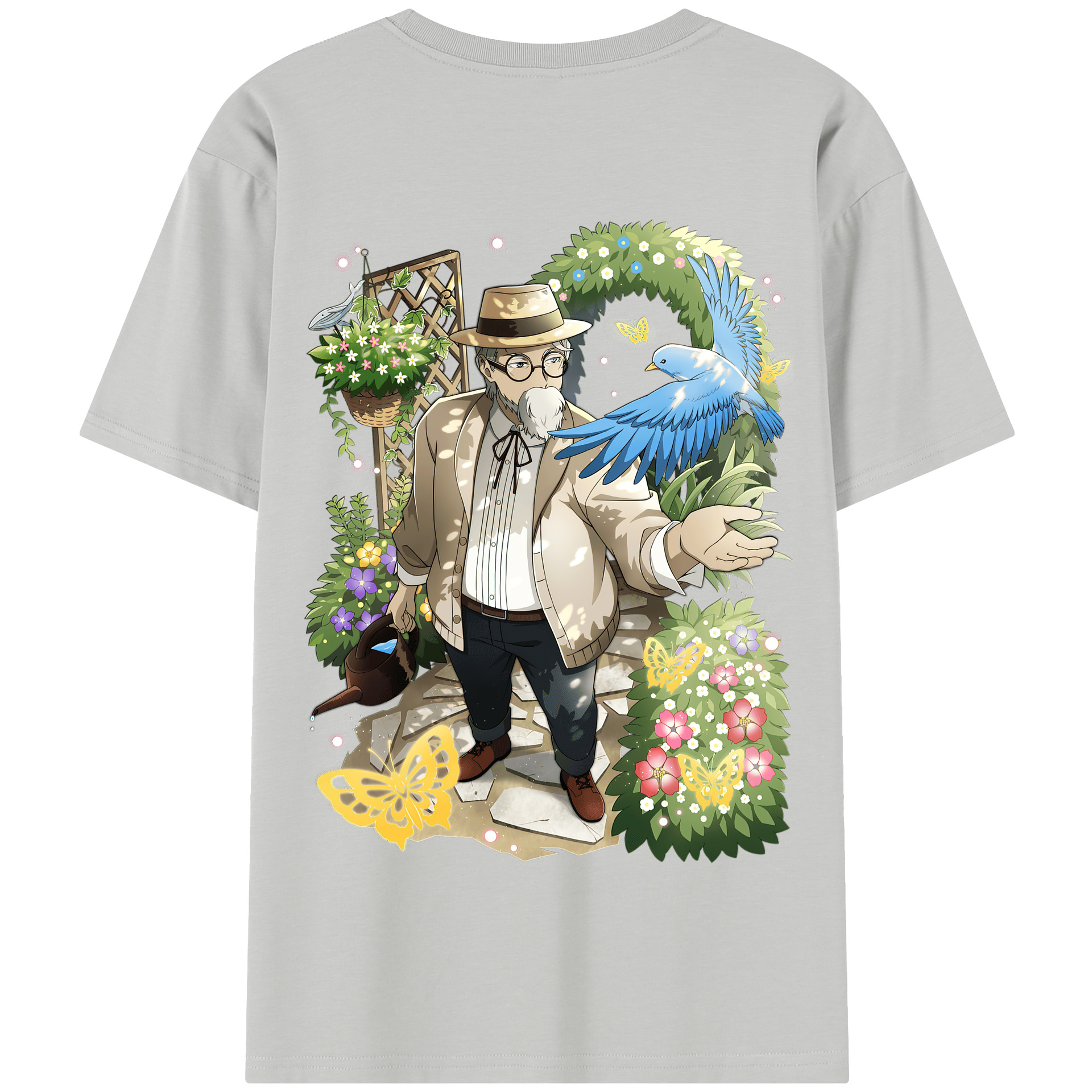 （画像用） 文豪ストレイドッグス Bungo Stray Dogs 綿100％半袖Tシャツ（背面プリント）