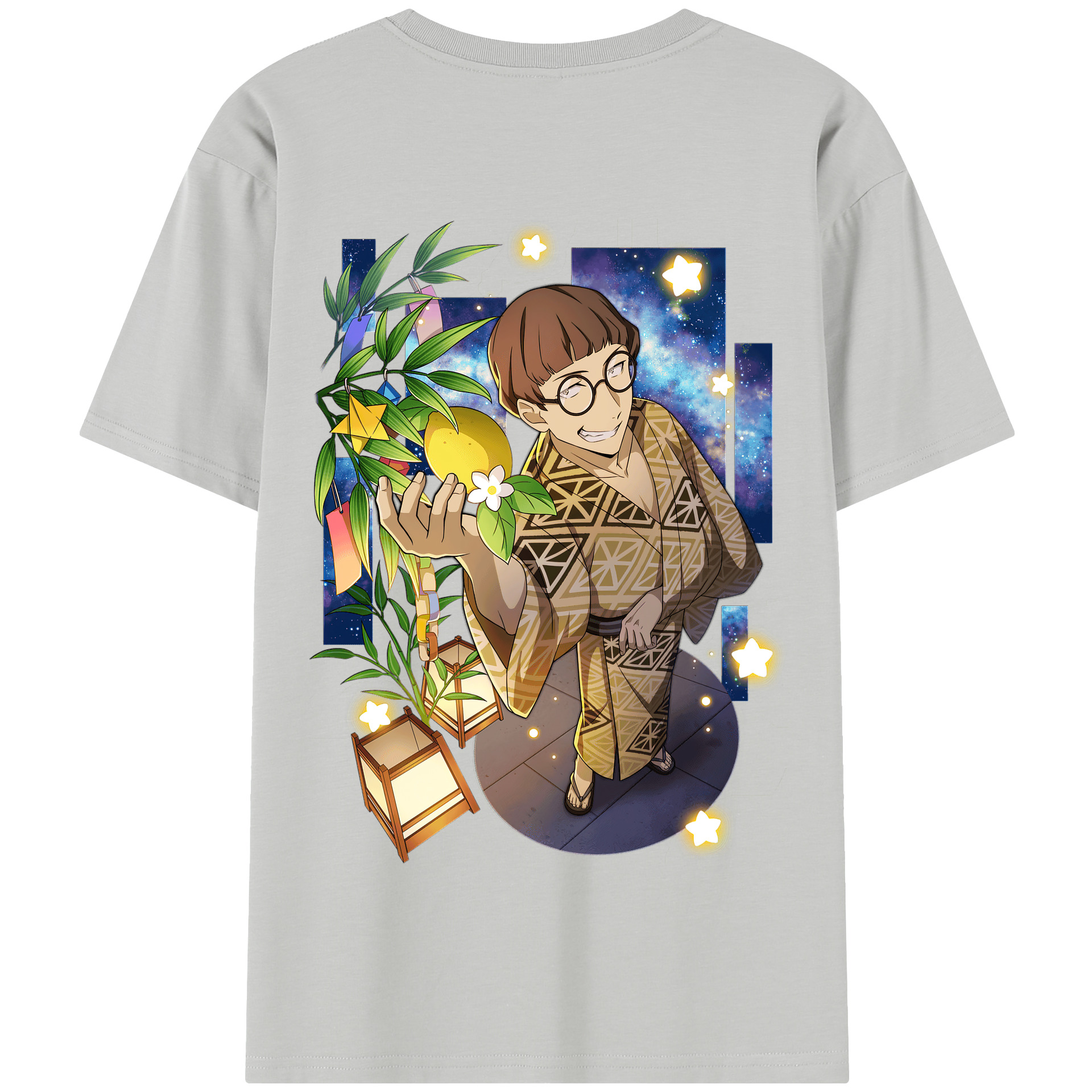 （画像用） 文豪ストレイドッグス Bungo Stray Dogs 綿100％半袖Tシャツ（背面プリント）
