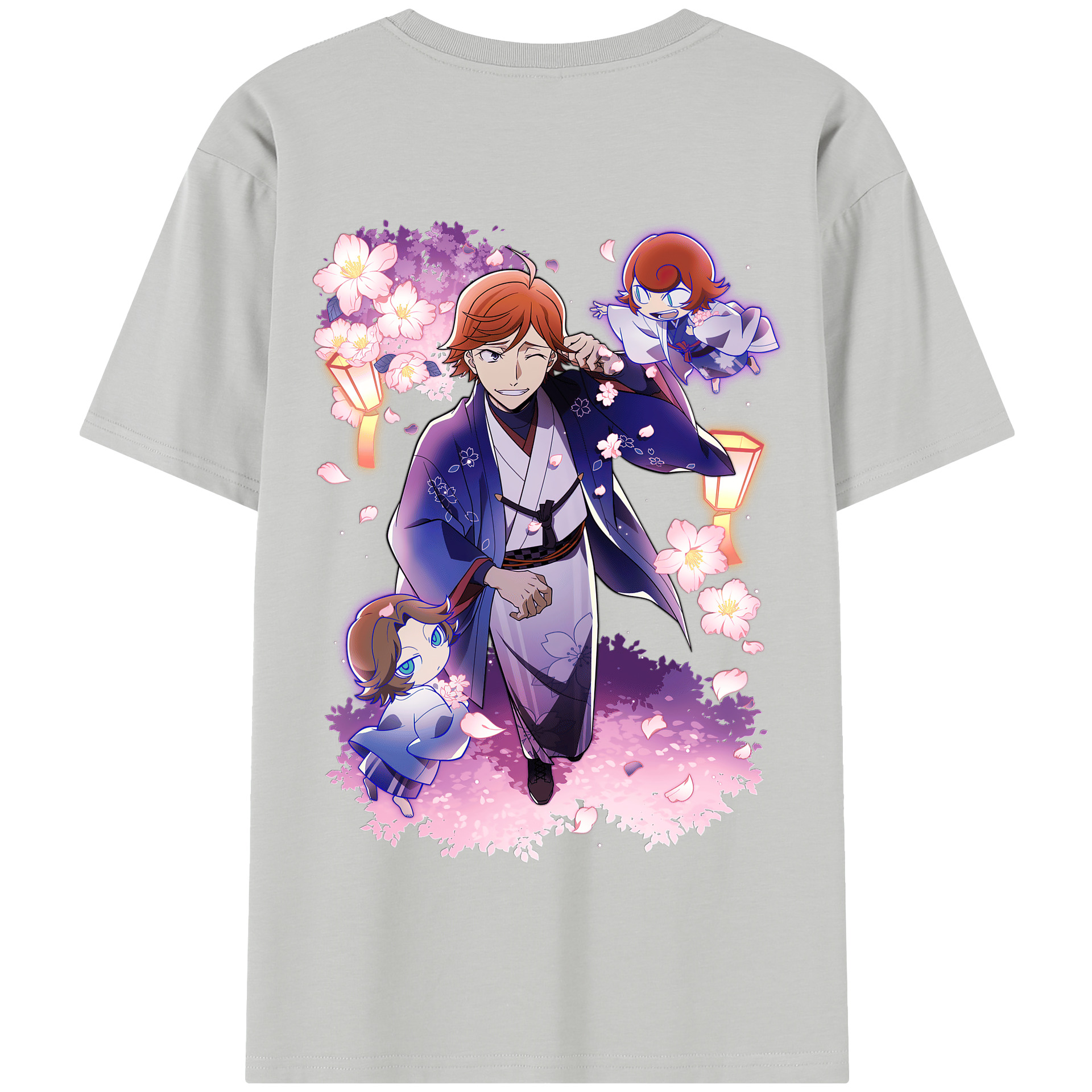（画像用） 文豪ストレイドッグス Bungo Stray Dogs 綿100％半袖Tシャツ（背面プリント）