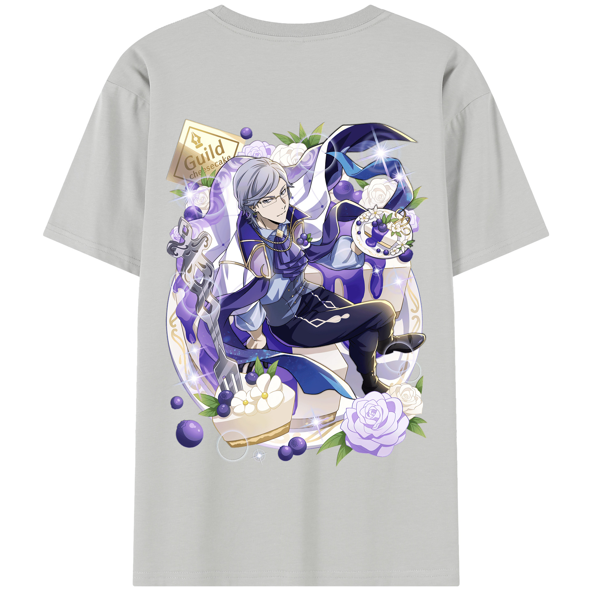 （画像用） 文豪ストレイドッグス Bungo Stray Dogs 綿100％半袖Tシャツ（背面プリント）