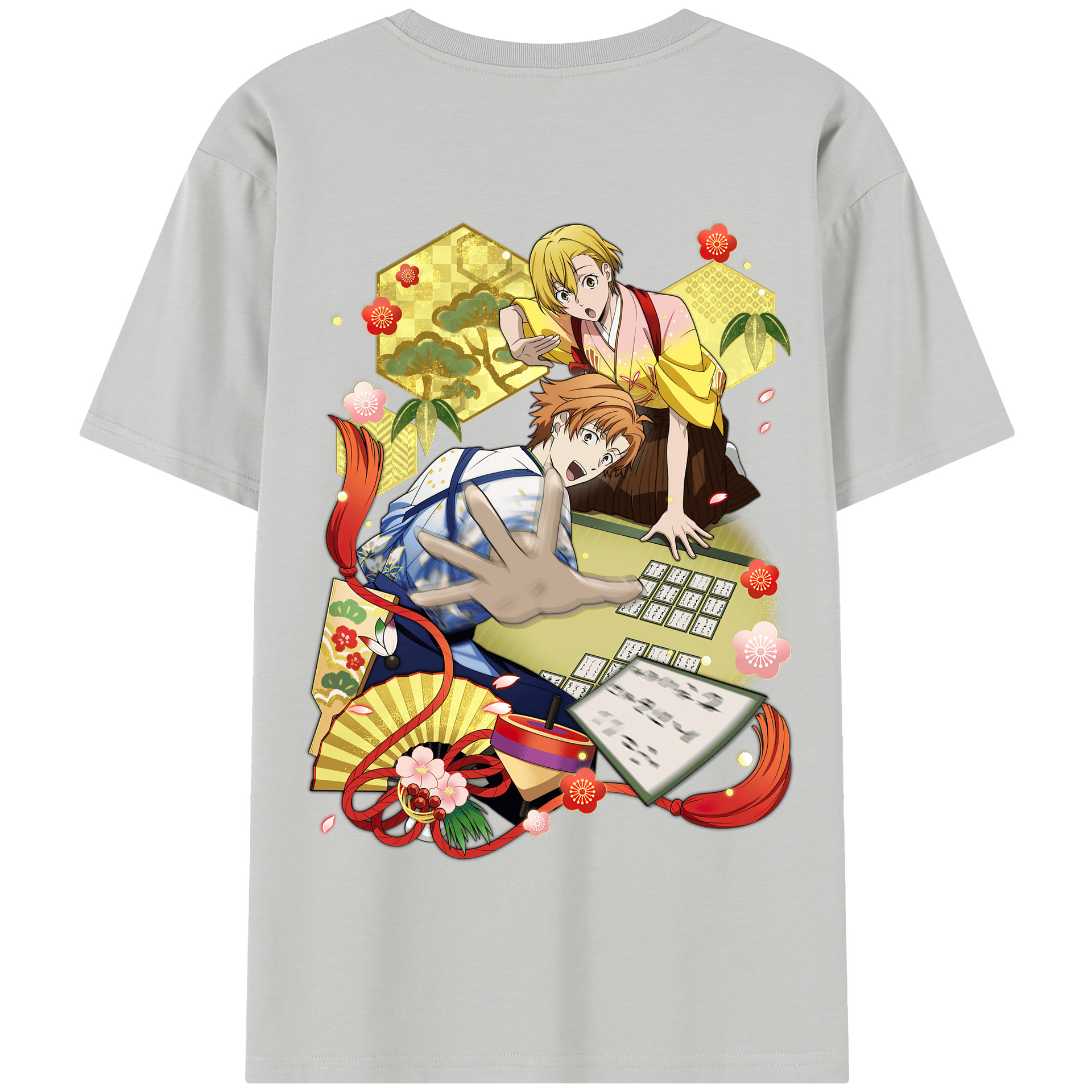 （画像用） 文豪ストレイドッグス Bungo Stray Dogs 綿100％半袖Tシャツ（背面プリント）