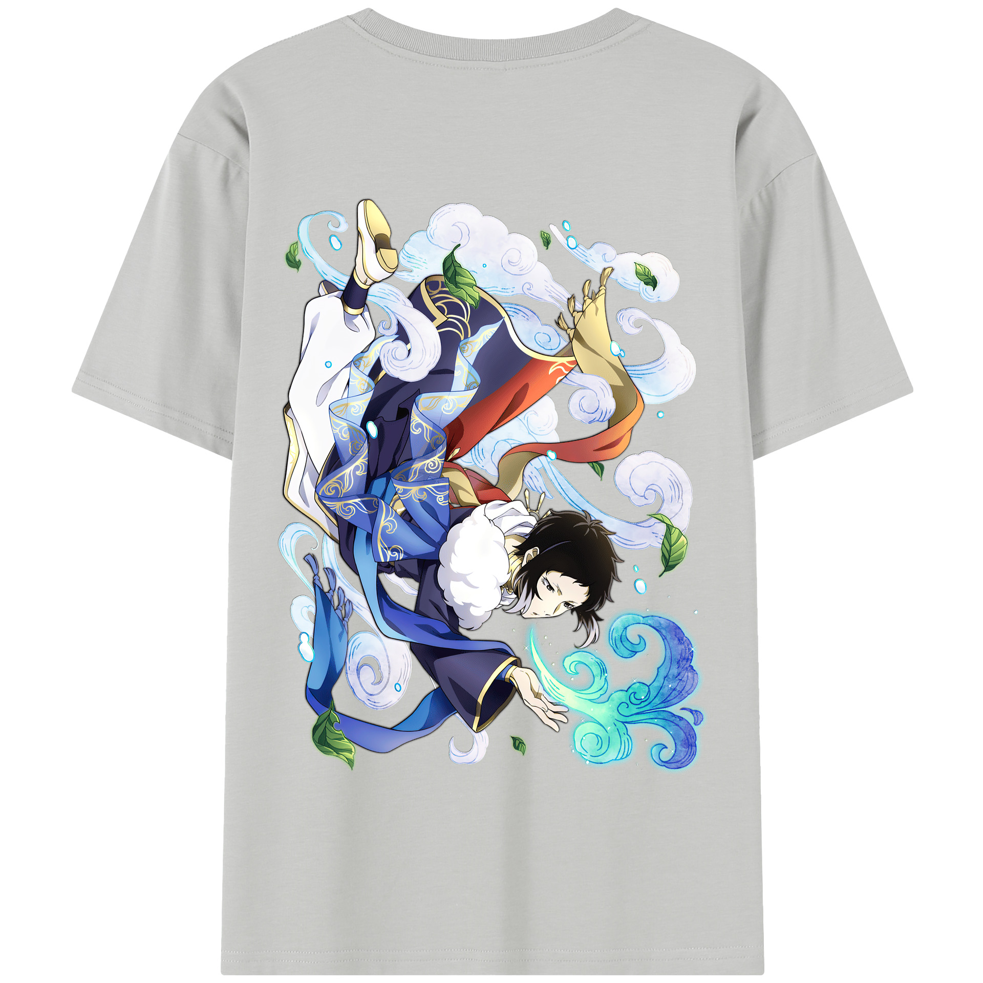 （画像用） 文豪ストレイドッグス Bungo Stray Dogs 綿100％半袖Tシャツ（背面プリント）