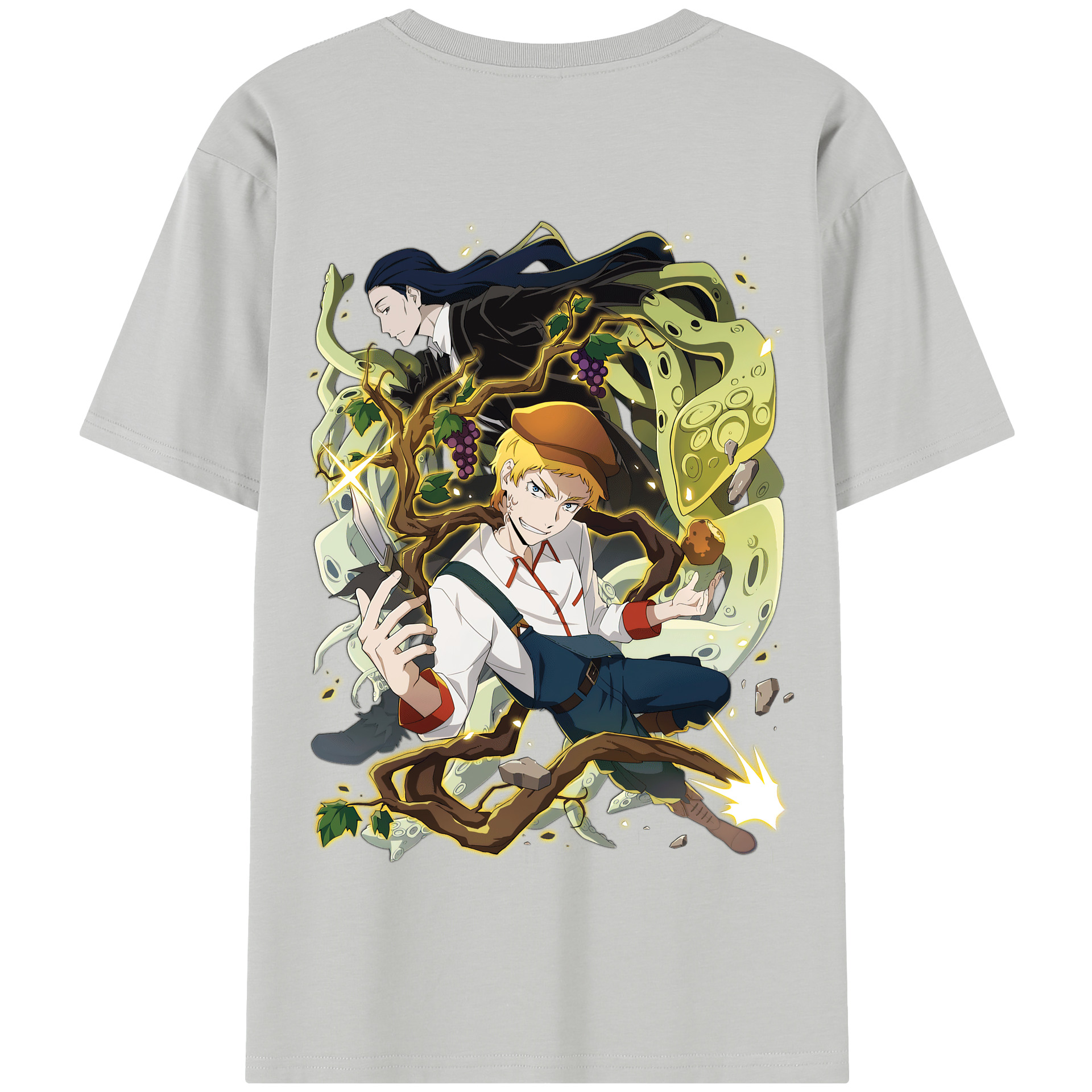 （画像用） 文豪ストレイドッグス Bungo Stray Dogs 綿100％半袖Tシャツ（背面プリント）