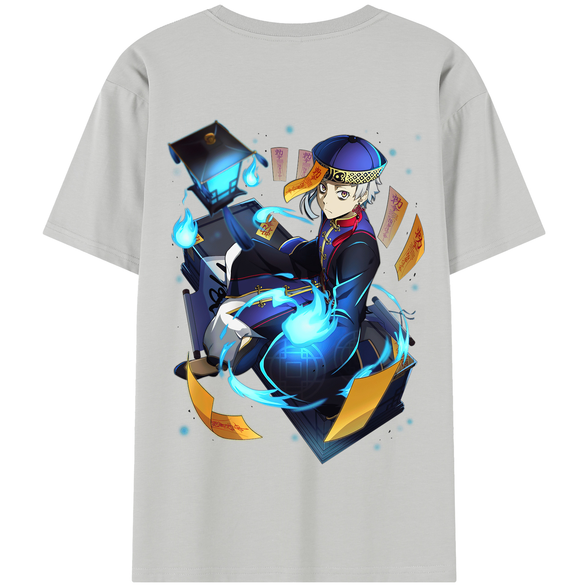 （画像用） 文豪ストレイドッグス Bungo Stray Dogs 綿100％半袖Tシャツ（背面プリント）