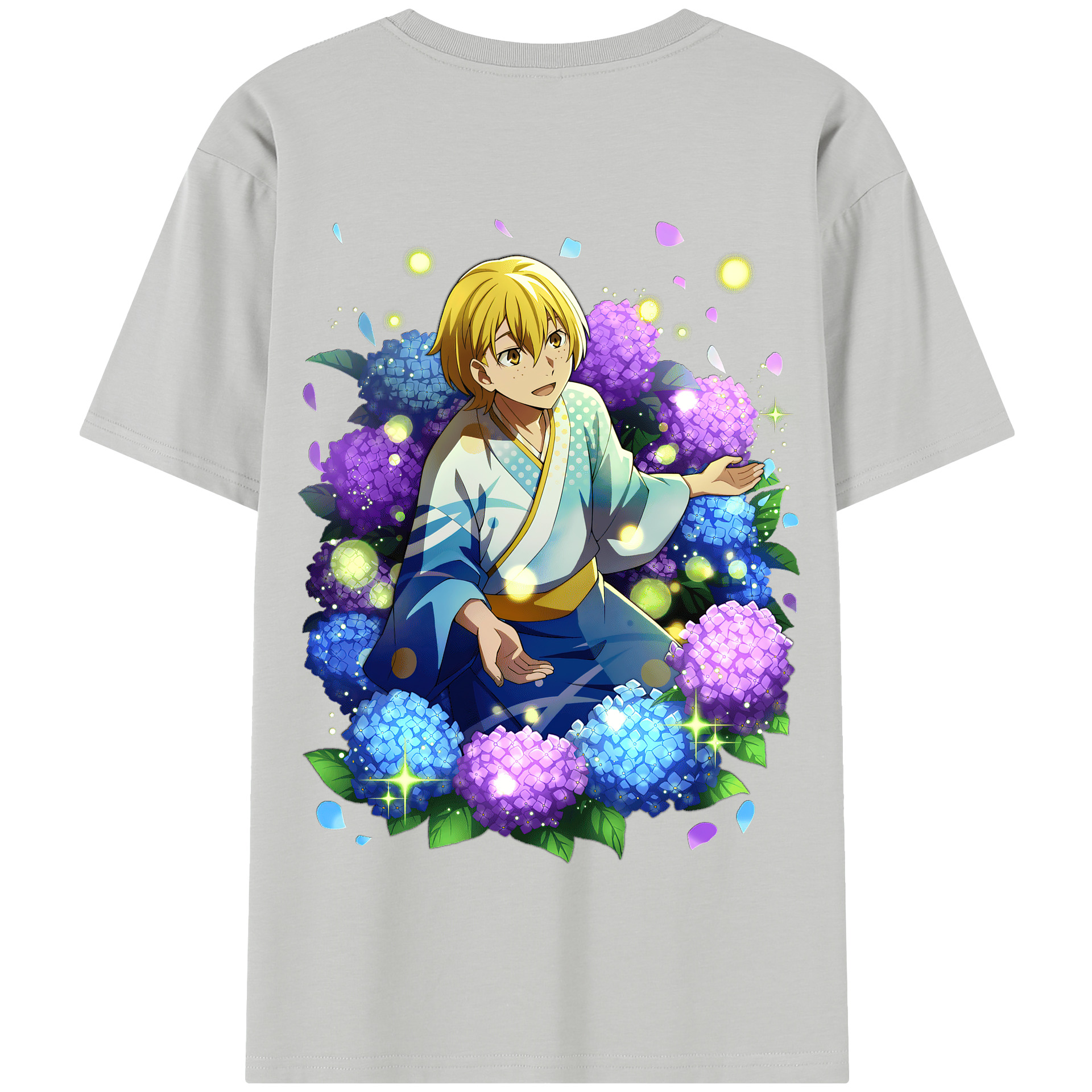 （画像用） 文豪ストレイドッグス Bungo Stray Dogs 綿100％半袖Tシャツ（背面プリント）