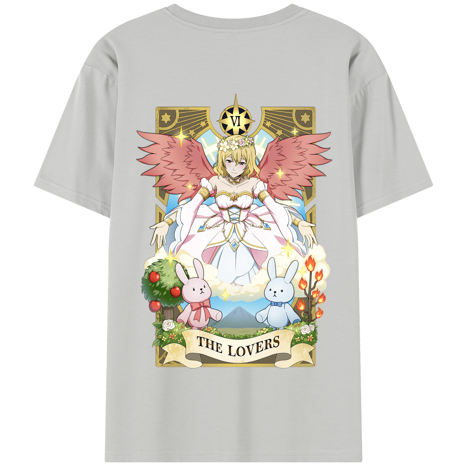 （画像用） 文豪ストレイドッグス Bungo Stray Dogs 綿100％半袖Tシャツ（背面プリント）