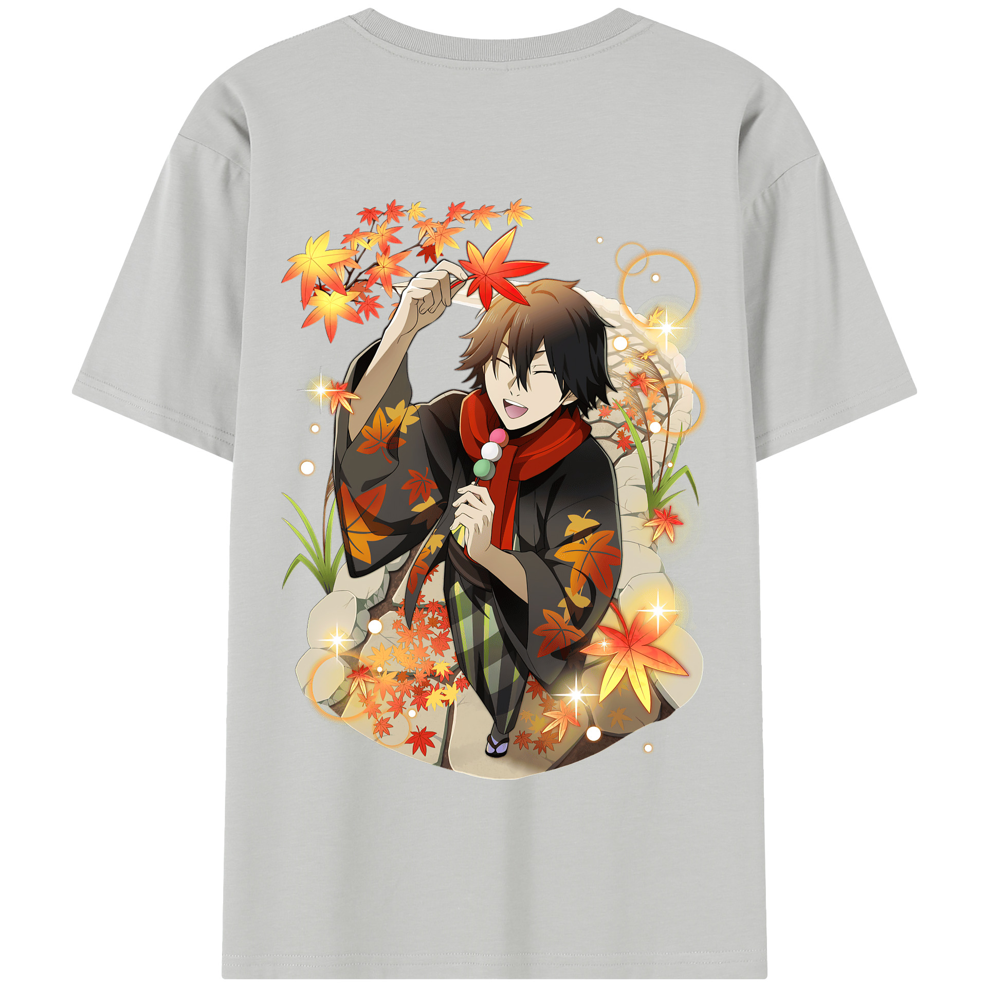 （画像用） 文豪ストレイドッグス Bungo Stray Dogs 綿100％半袖Tシャツ（背面プリント）