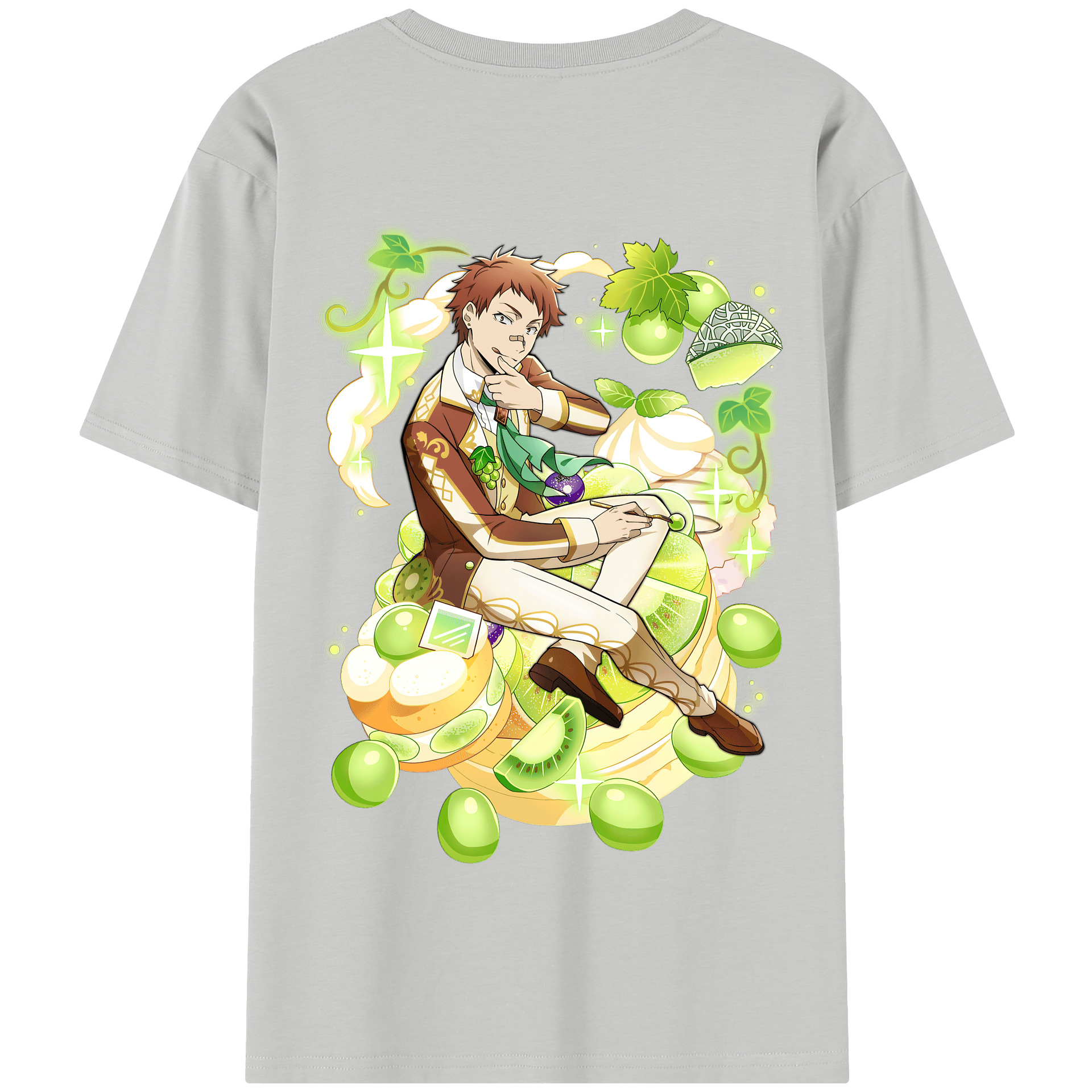（画像用） 文豪ストレイドッグス Bungo Stray Dogs 綿100％半袖Tシャツ（背面プリント）