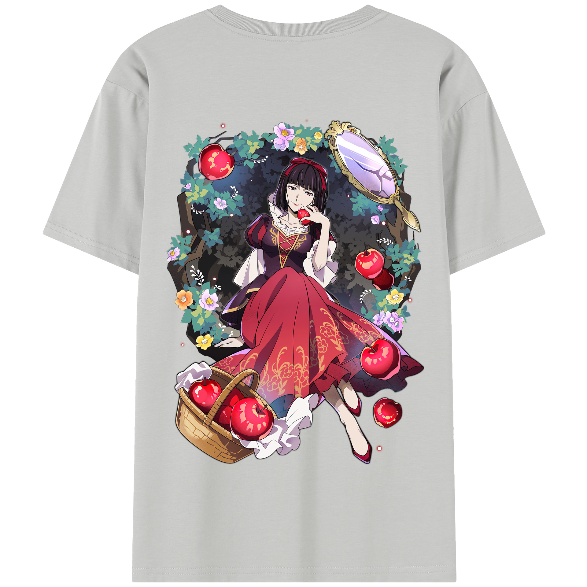 （画像用） 文豪ストレイドッグス Bungo Stray Dogs 綿100％半袖Tシャツ（背面プリント）