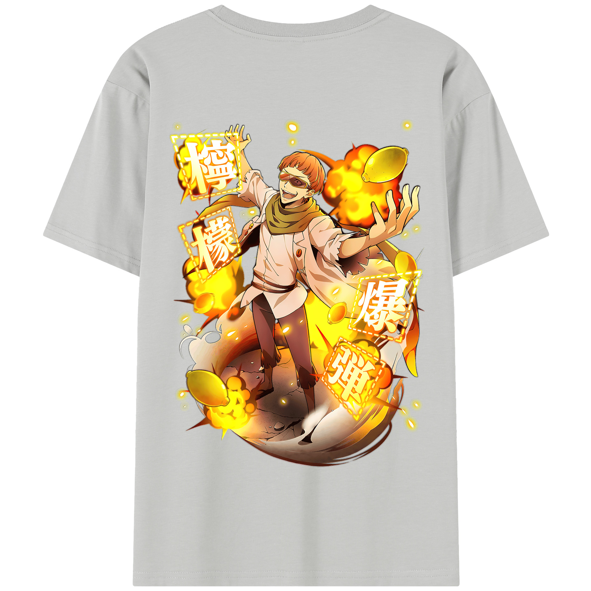 （画像用） 文豪ストレイドッグス Bungo Stray Dogs 綿100％半袖Tシャツ（背面プリント）