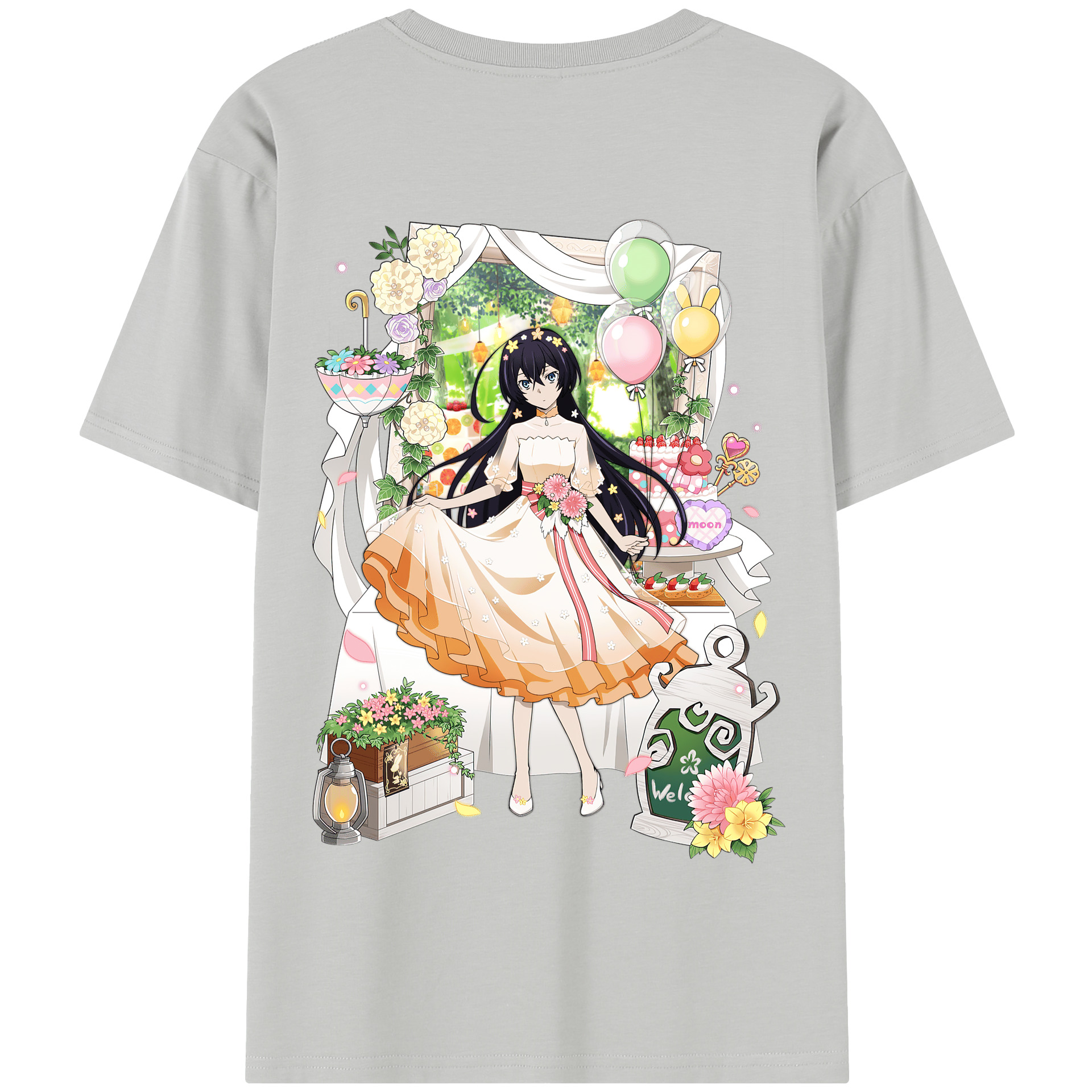 （画像用） 文豪ストレイドッグス Bungo Stray Dogs 綿100％半袖Tシャツ（背面プリント）