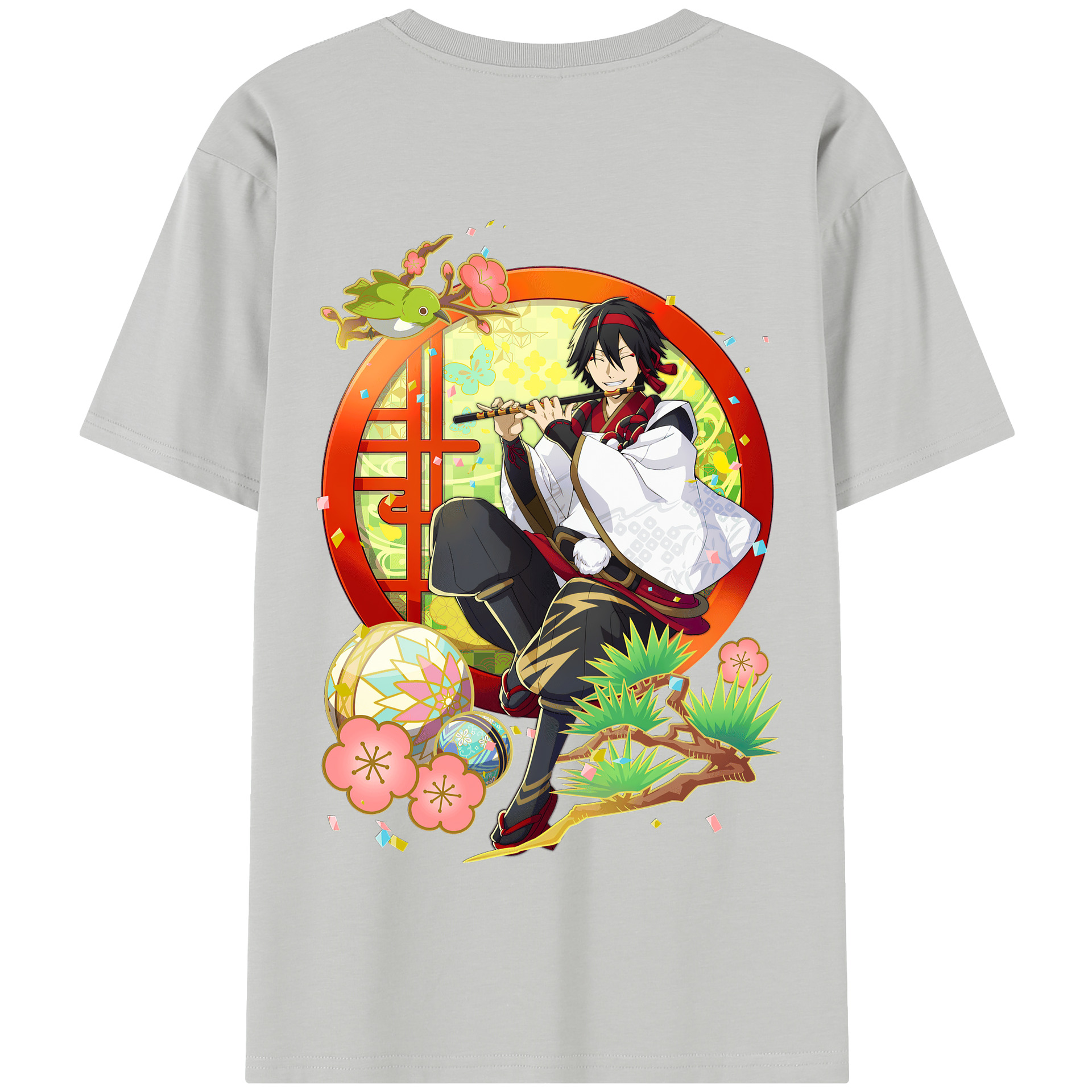 （画像用） 文豪ストレイドッグス Bungo Stray Dogs 綿100％半袖Tシャツ（背面プリント）