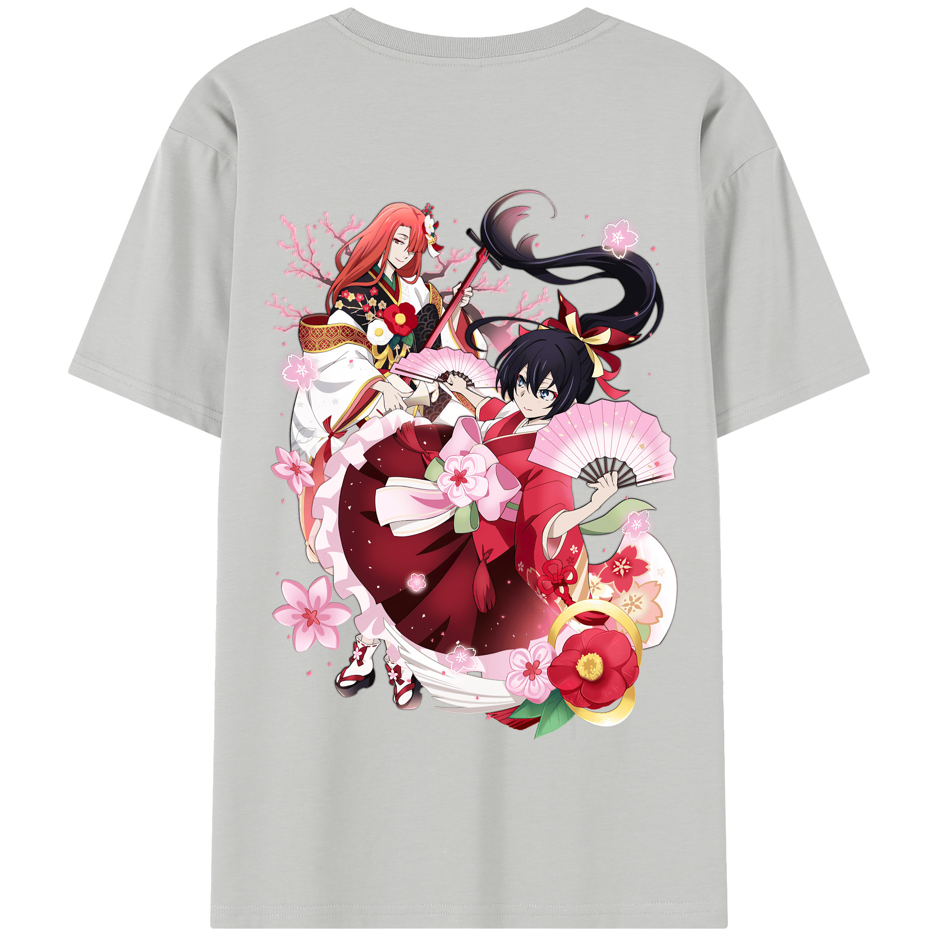 （画像用） 文豪ストレイドッグス Bungo Stray Dogs 綿100％半袖Tシャツ（背面プリント）