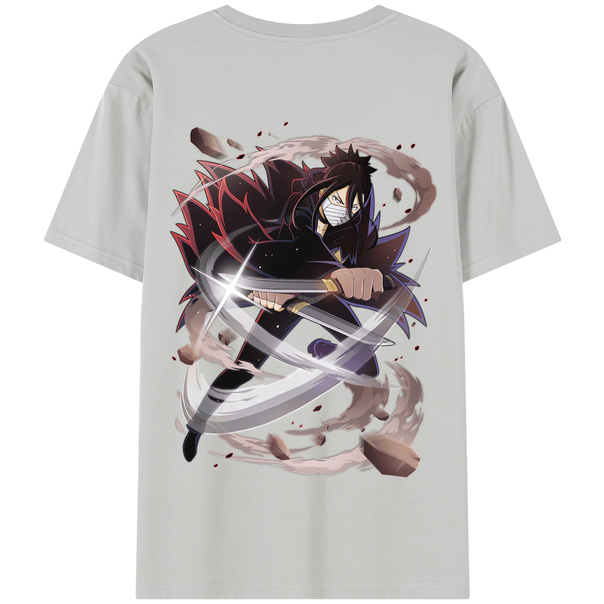 （画像用） 文豪ストレイドッグス Bungo Stray Dogs 綿100％半袖Tシャツ（背面プリント）
