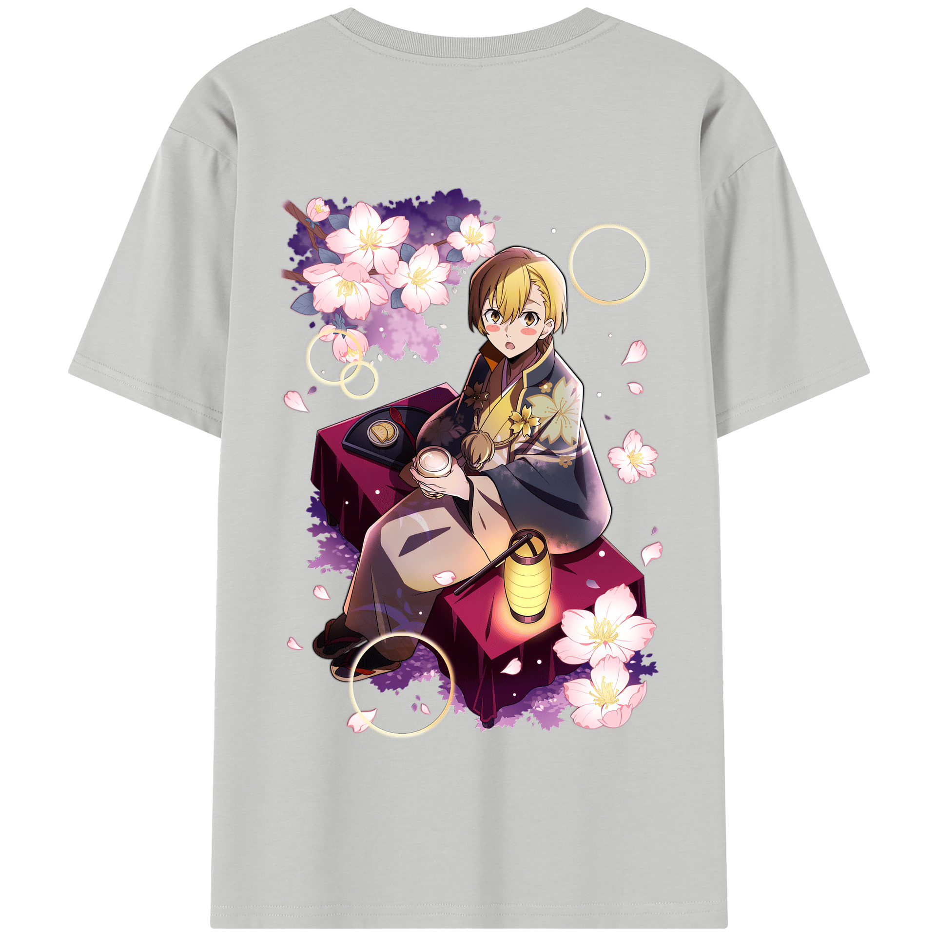 （画像用） 文豪ストレイドッグス Bungo Stray Dogs 綿100％半袖Tシャツ（背面プリント）