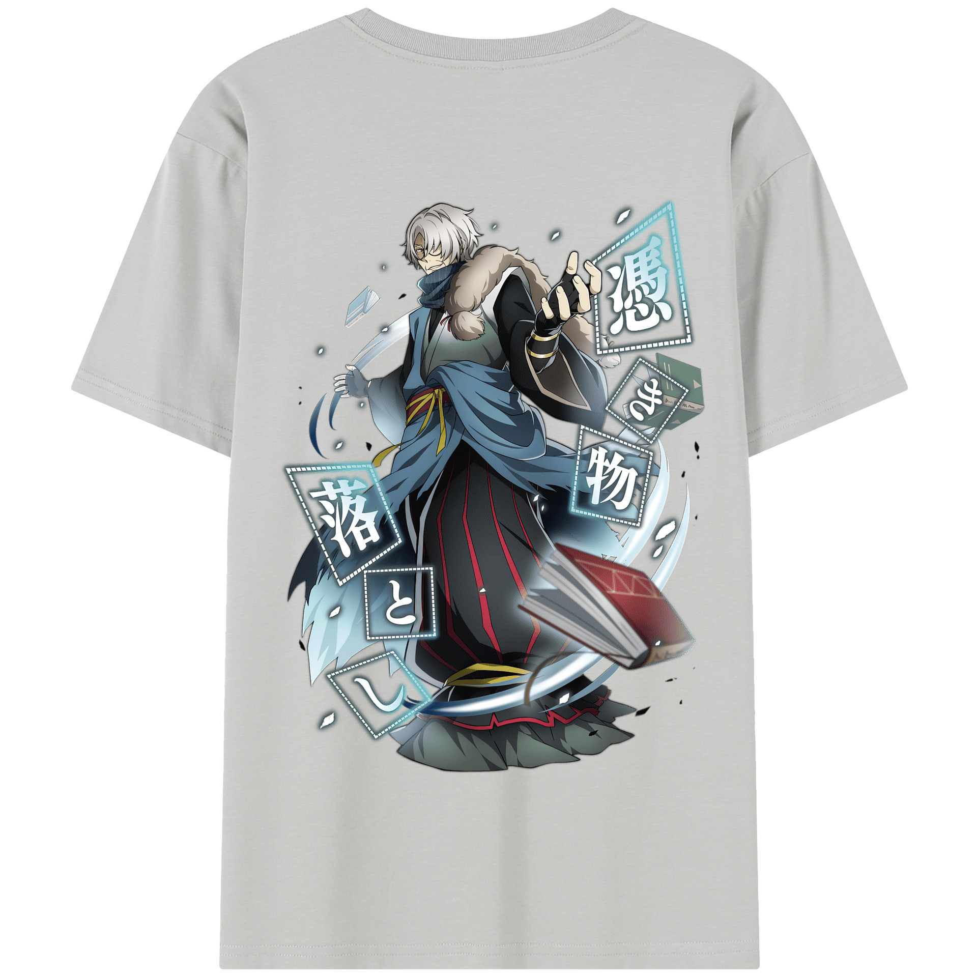 （画像用） 文豪ストレイドッグス Bungo Stray Dogs 綿100％半袖Tシャツ（背面プリント）