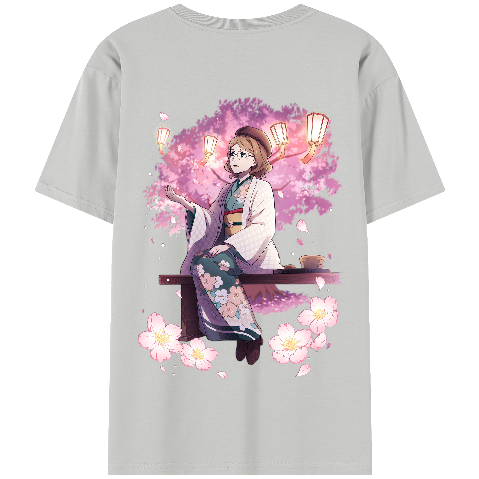 （画像用） 文豪ストレイドッグス Bungo Stray Dogs 綿100％半袖Tシャツ（背面プリント）