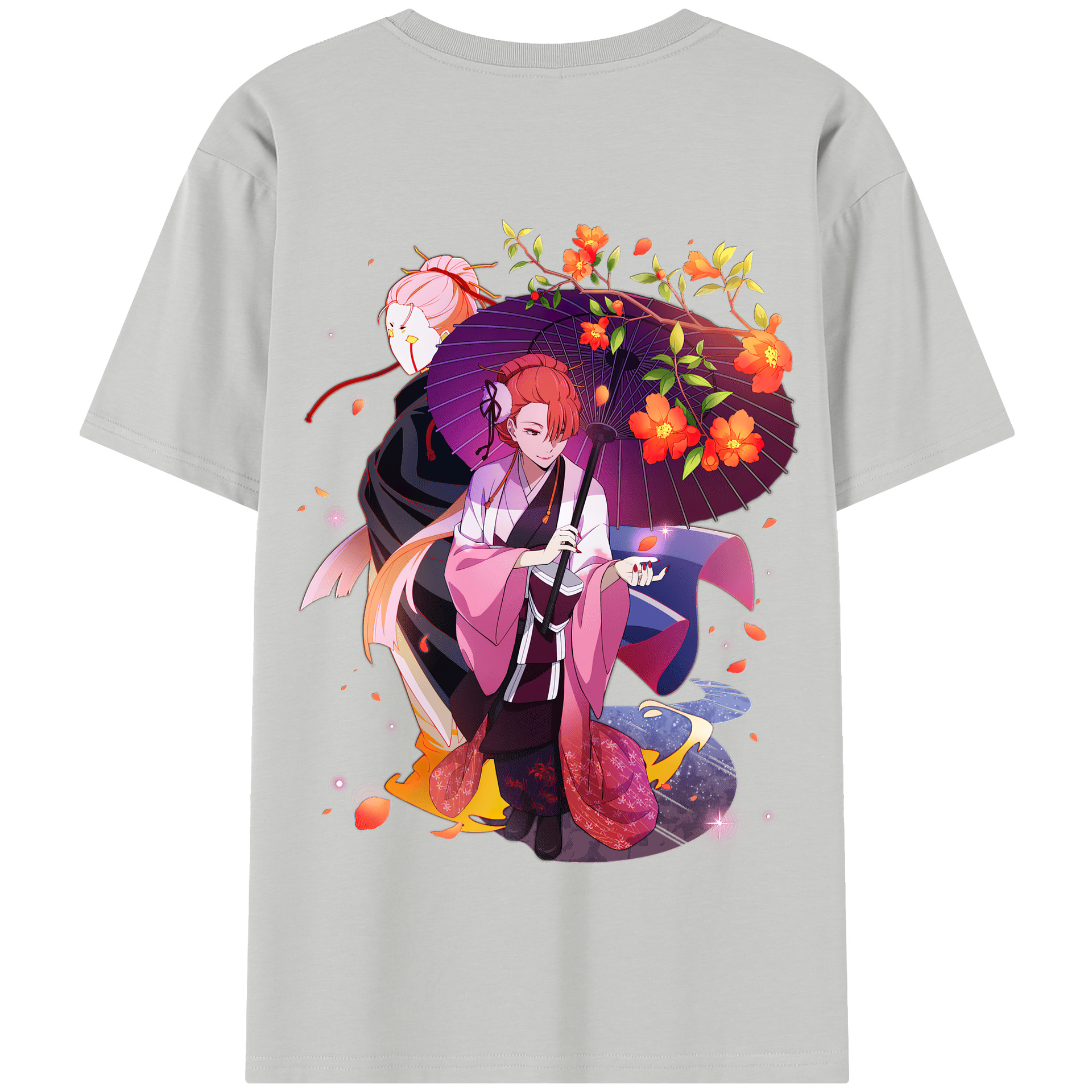 （画像用） 文豪ストレイドッグス Bungo Stray Dogs 綿100％半袖Tシャツ（背面プリント）