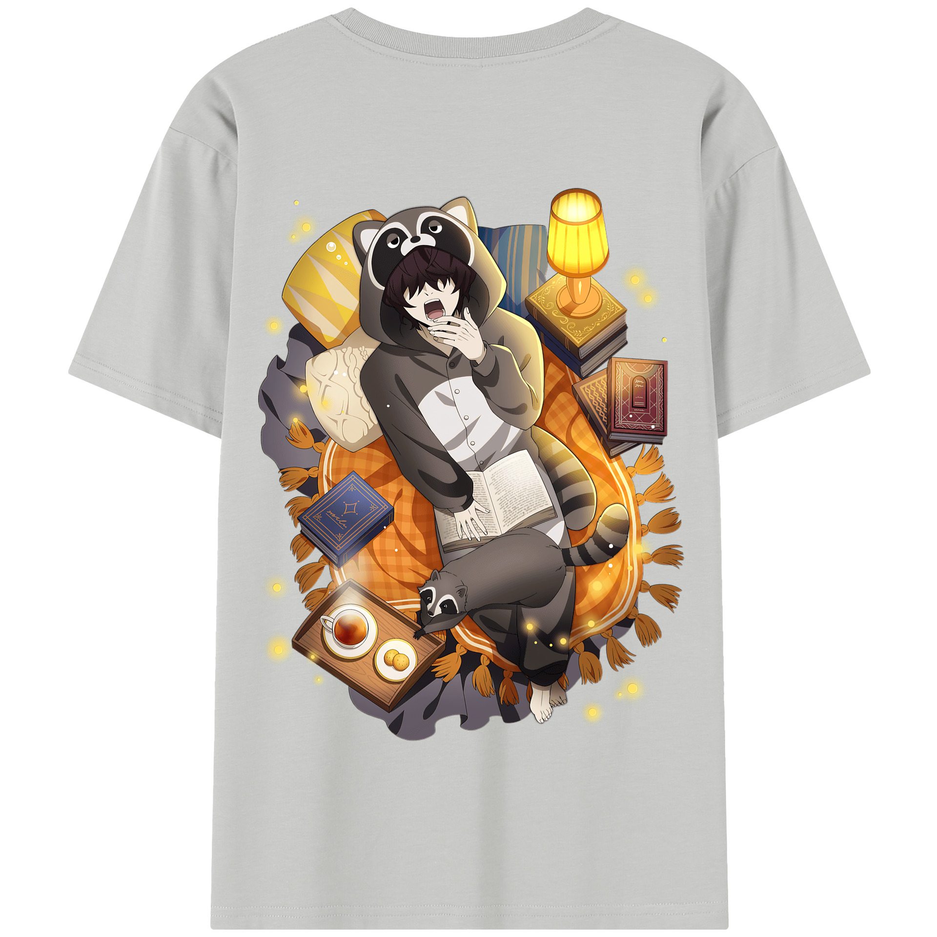 （画像用） 文豪ストレイドッグス Bungo Stray Dogs 綿100％半袖Tシャツ（背面プリント）