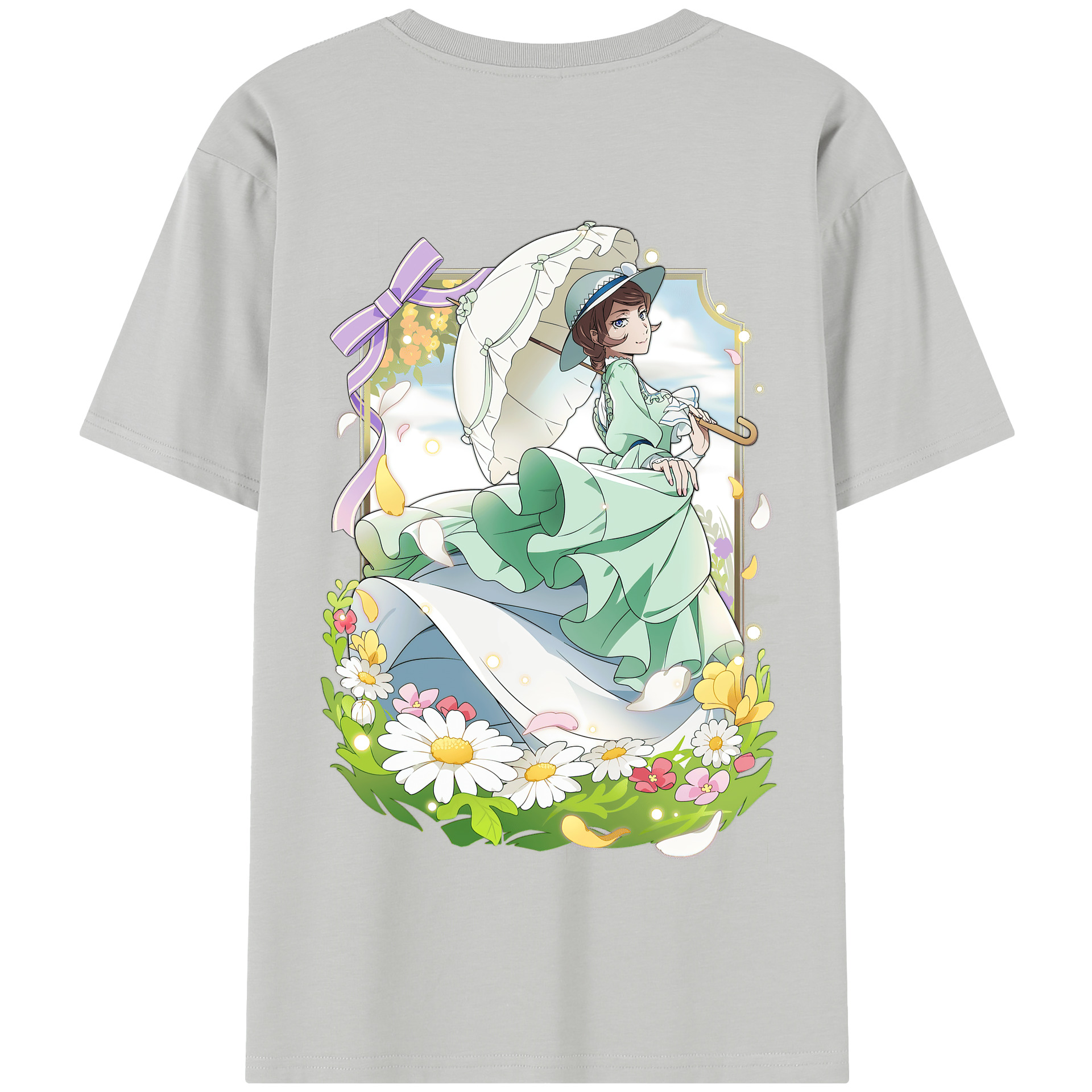 （画像用） 文豪ストレイドッグス Bungo Stray Dogs 綿100％半袖Tシャツ（背面プリント）