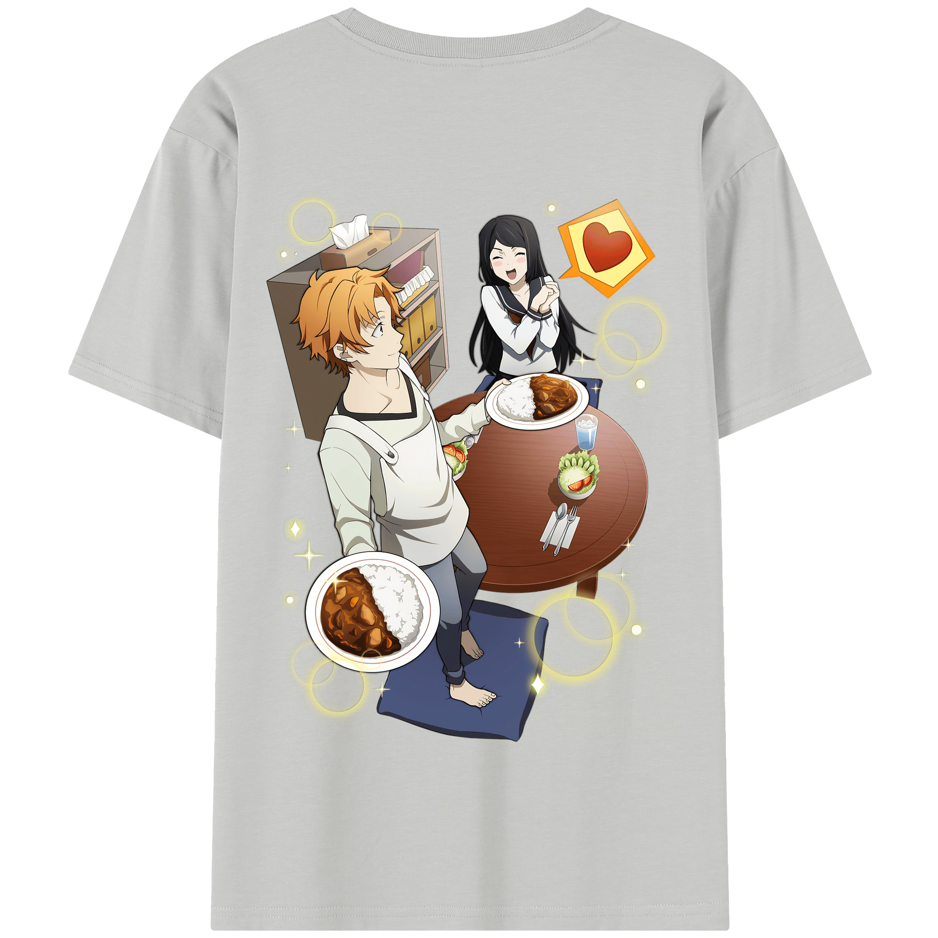 （画像用） 文豪ストレイドッグス Bungo Stray Dogs 綿100％半袖Tシャツ（背面プリント）