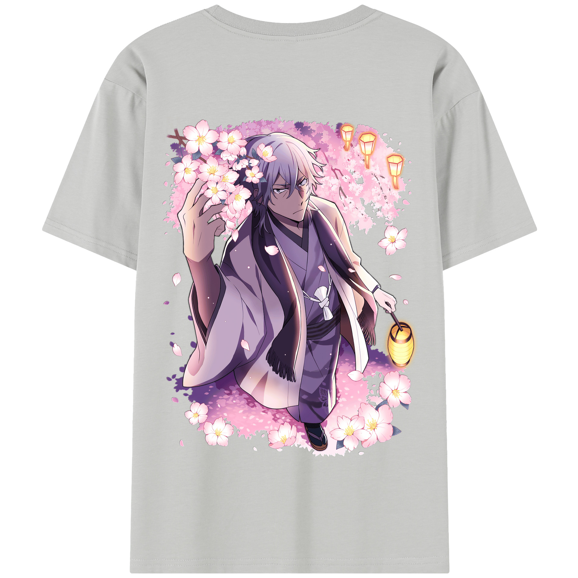 （画像用） 文豪ストレイドッグス Bungo Stray Dogs 綿100％半袖Tシャツ（背面プリント）