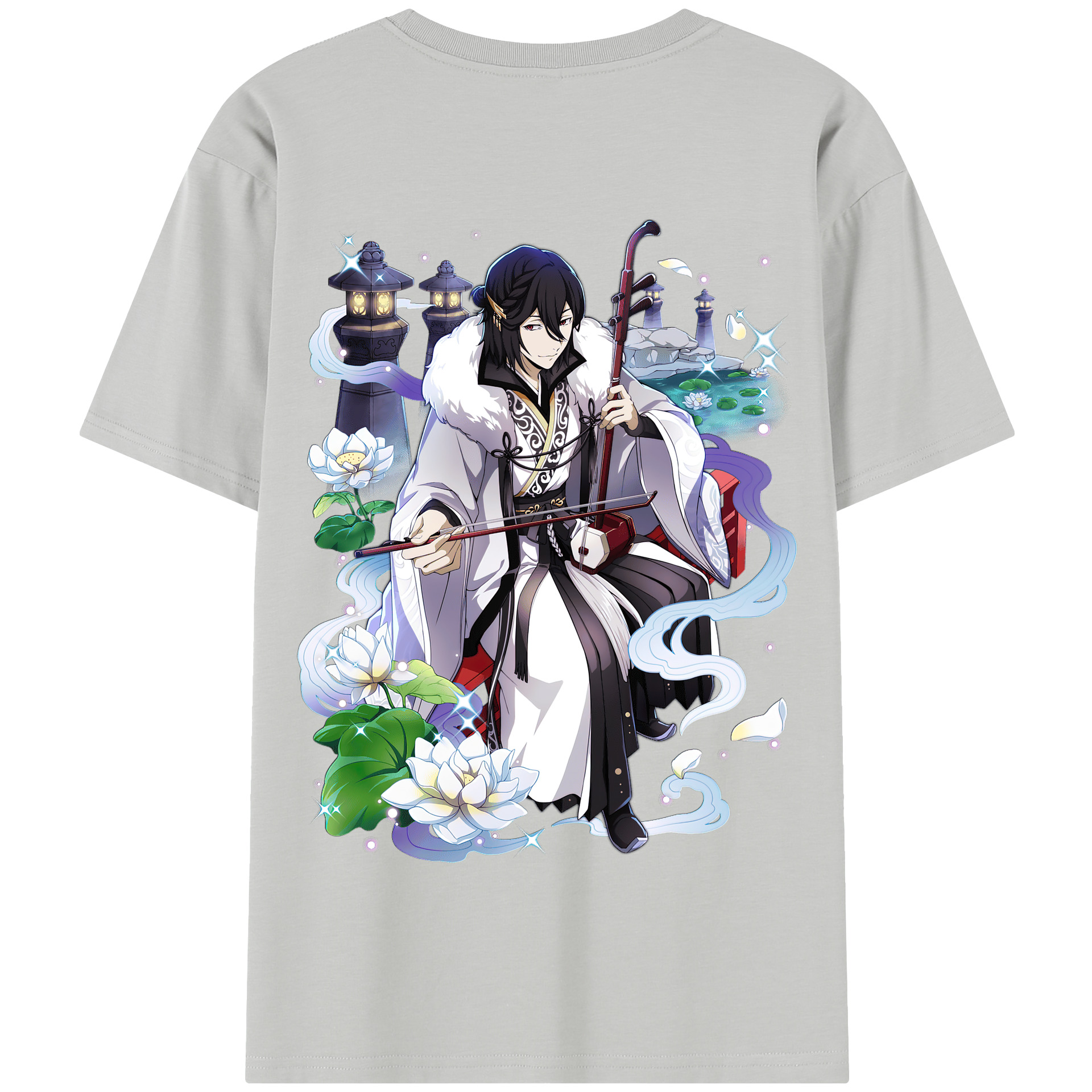 （画像用） 文豪ストレイドッグス Bungo Stray Dogs 綿100％半袖Tシャツ（背面プリント）