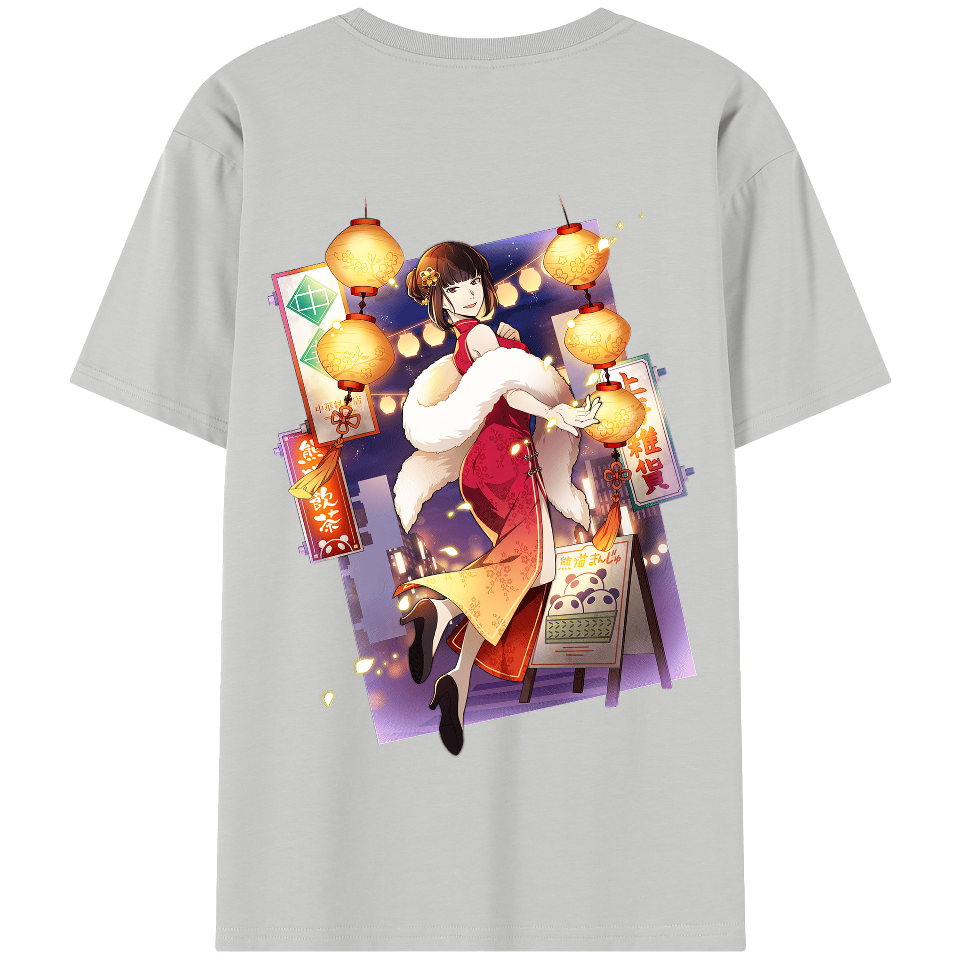 （画像用） 文豪ストレイドッグス Bungo Stray Dogs 綿100％半袖Tシャツ（背面プリント）