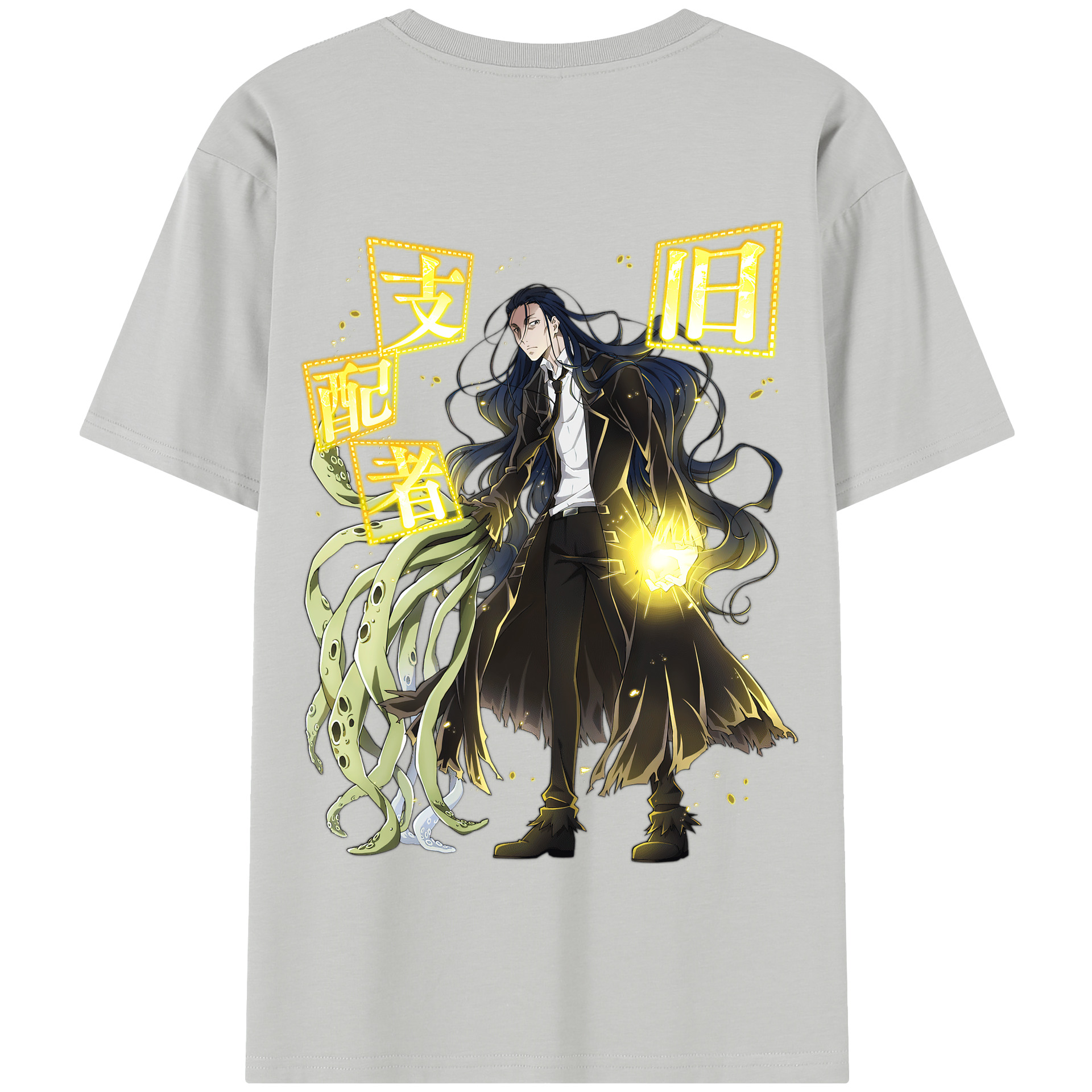 （画像用） 文豪ストレイドッグス Bungo Stray Dogs 綿100％半袖Tシャツ（背面プリント）