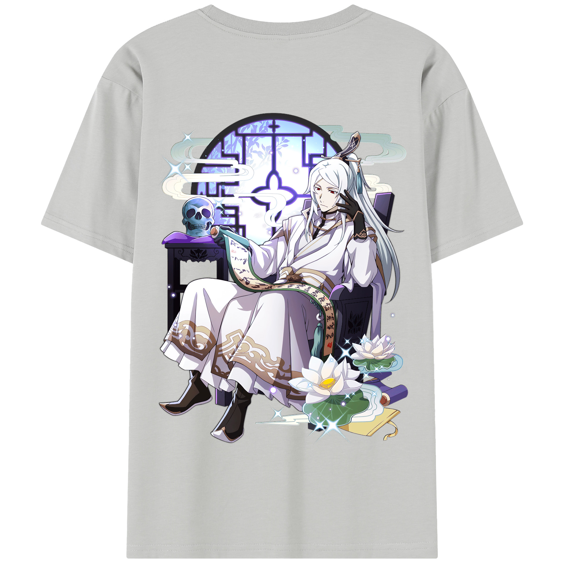 （画像用） 文豪ストレイドッグス Bungo Stray Dogs 綿100％半袖Tシャツ（背面プリント）