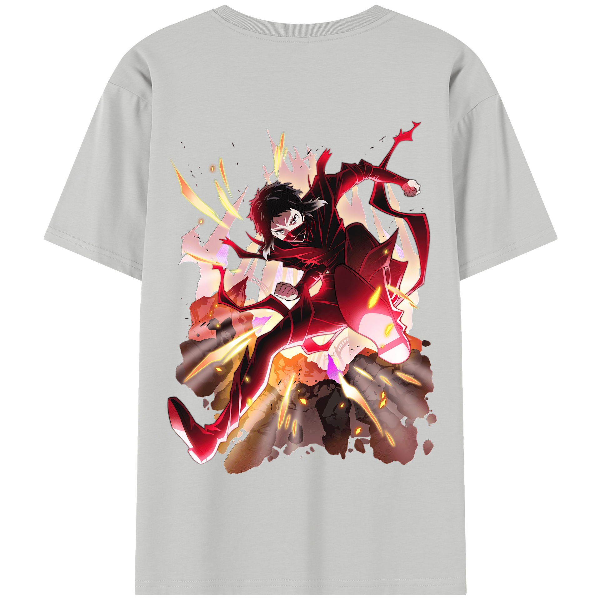 （画像用） 文豪ストレイドッグス Bungo Stray Dogs 綿100％半袖Tシャツ（背面プリント）