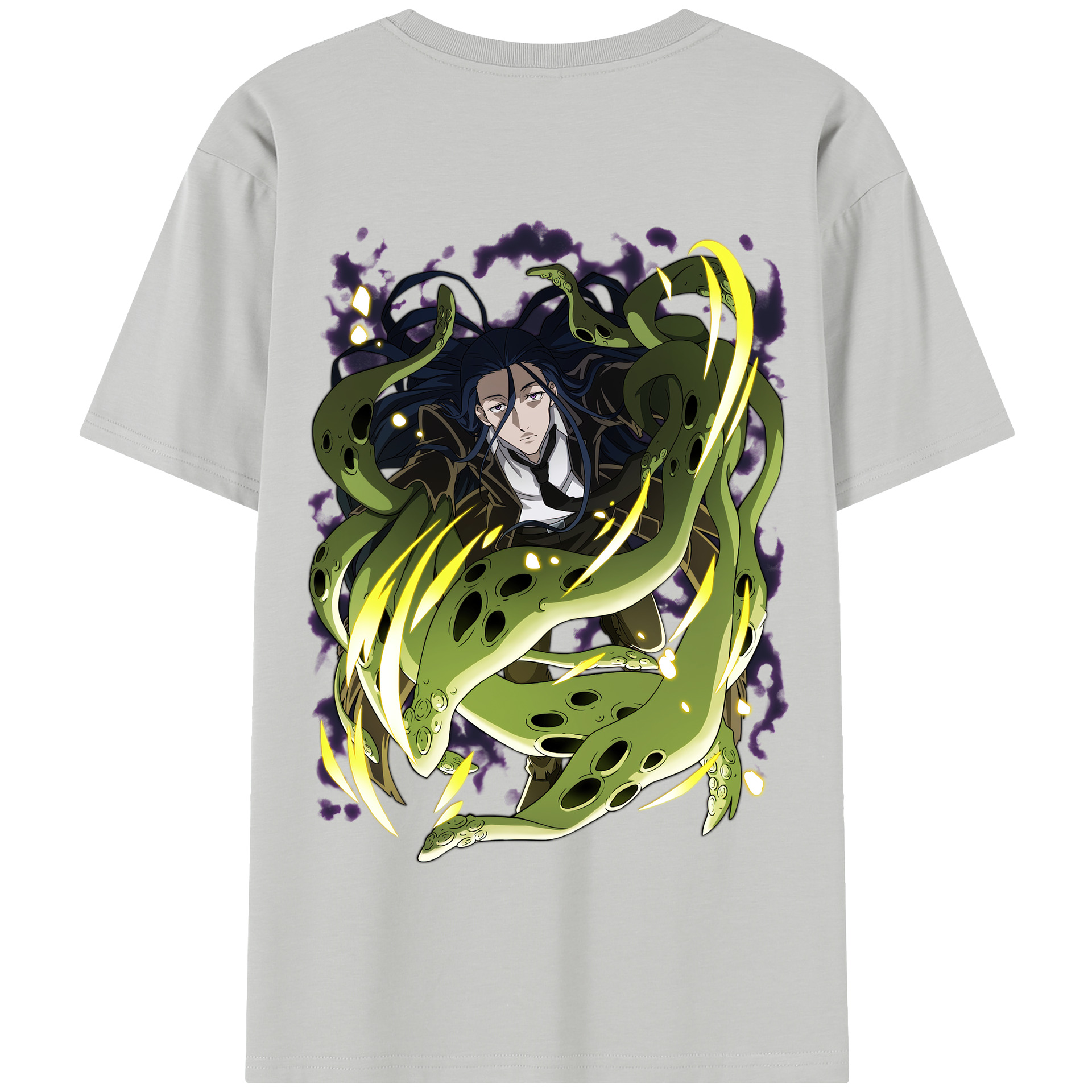 （画像用） 文豪ストレイドッグス Bungo Stray Dogs 綿100％半袖Tシャツ（背面プリント）