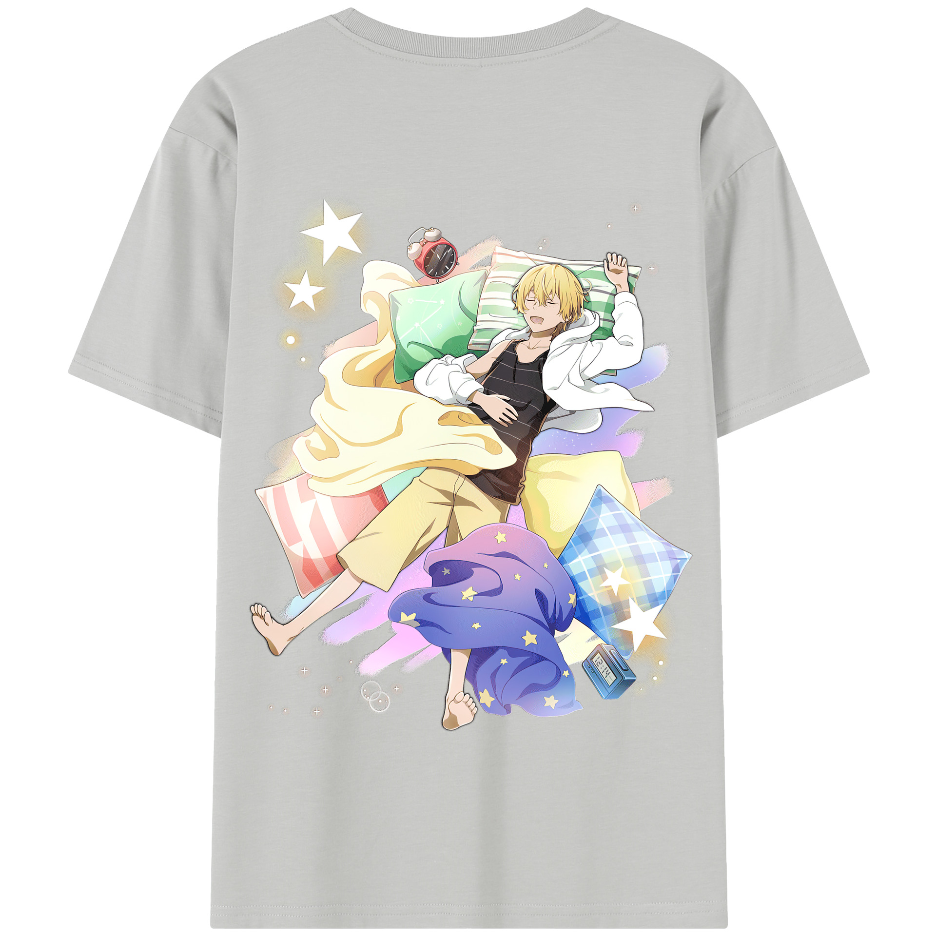 （画像用） 文豪ストレイドッグス Bungo Stray Dogs 綿100％半袖Tシャツ（背面プリント）