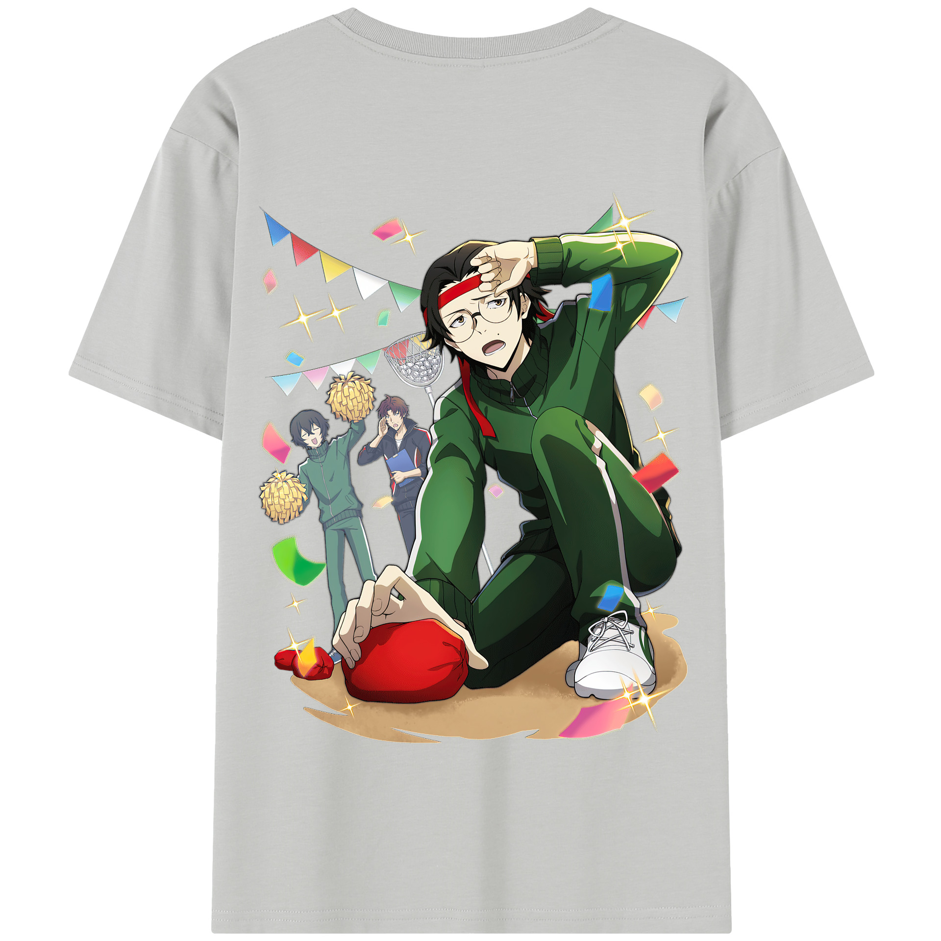 （画像用） 文豪ストレイドッグス Bungo Stray Dogs 綿100％半袖Tシャツ（背面プリント）