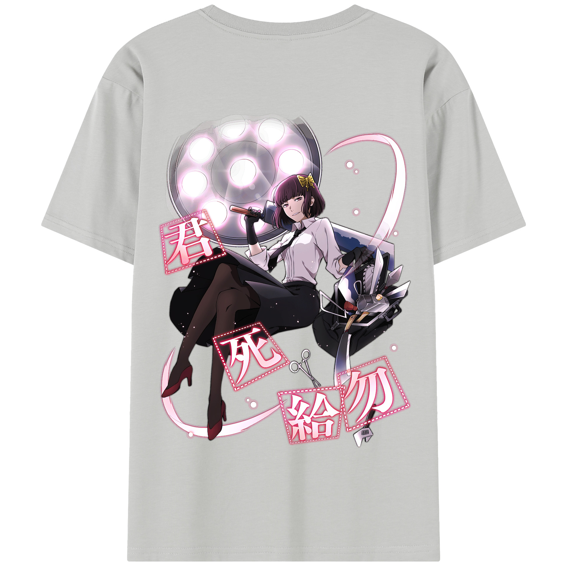 （画像用） 文豪ストレイドッグス Bungo Stray Dogs 綿100％半袖Tシャツ（背面プリント）